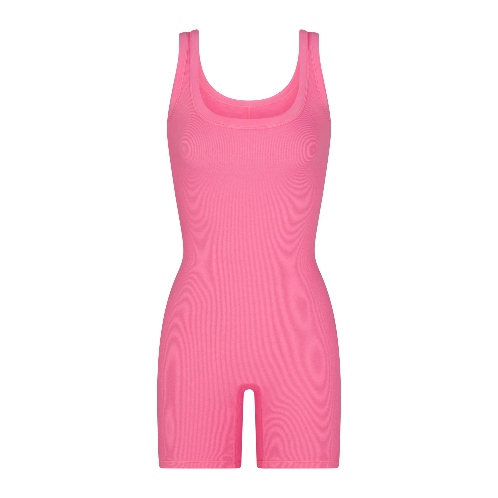 COTTON RIB ONESIE | SUGAR PINK - Image 5