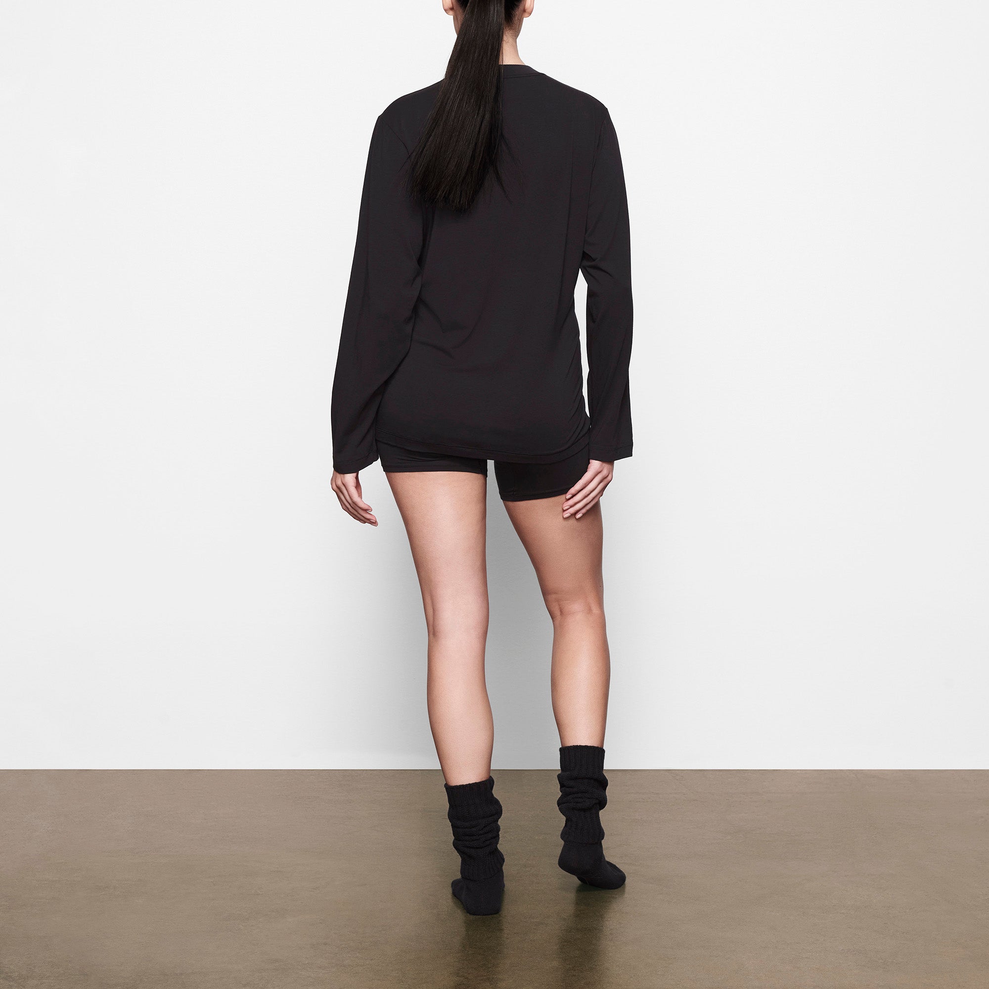 BOYFRIEND LONG SLEEVE T-SHIRT | ONYX - Image 3