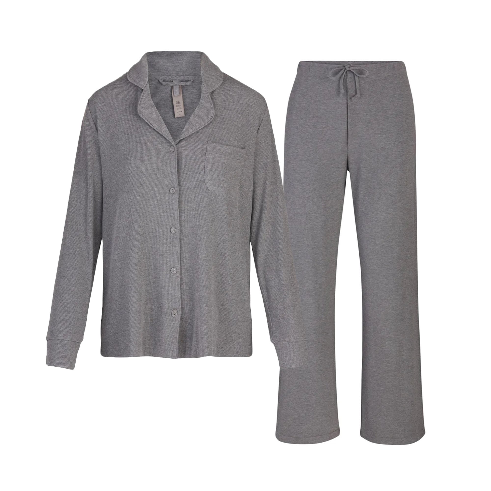 SOFT LOUNGE SLEEP SET | HEATHER GREY - Image 7