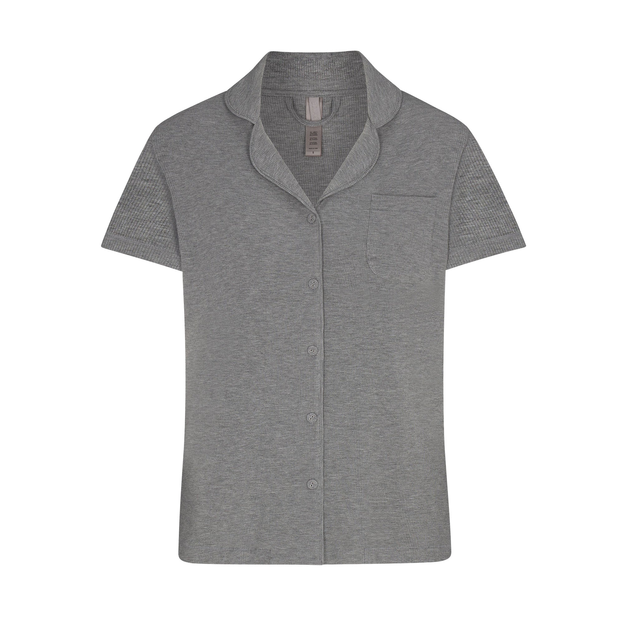 SOFT LOUNGE SHORT SLEEP SET | HEATHER GREY - Image 6