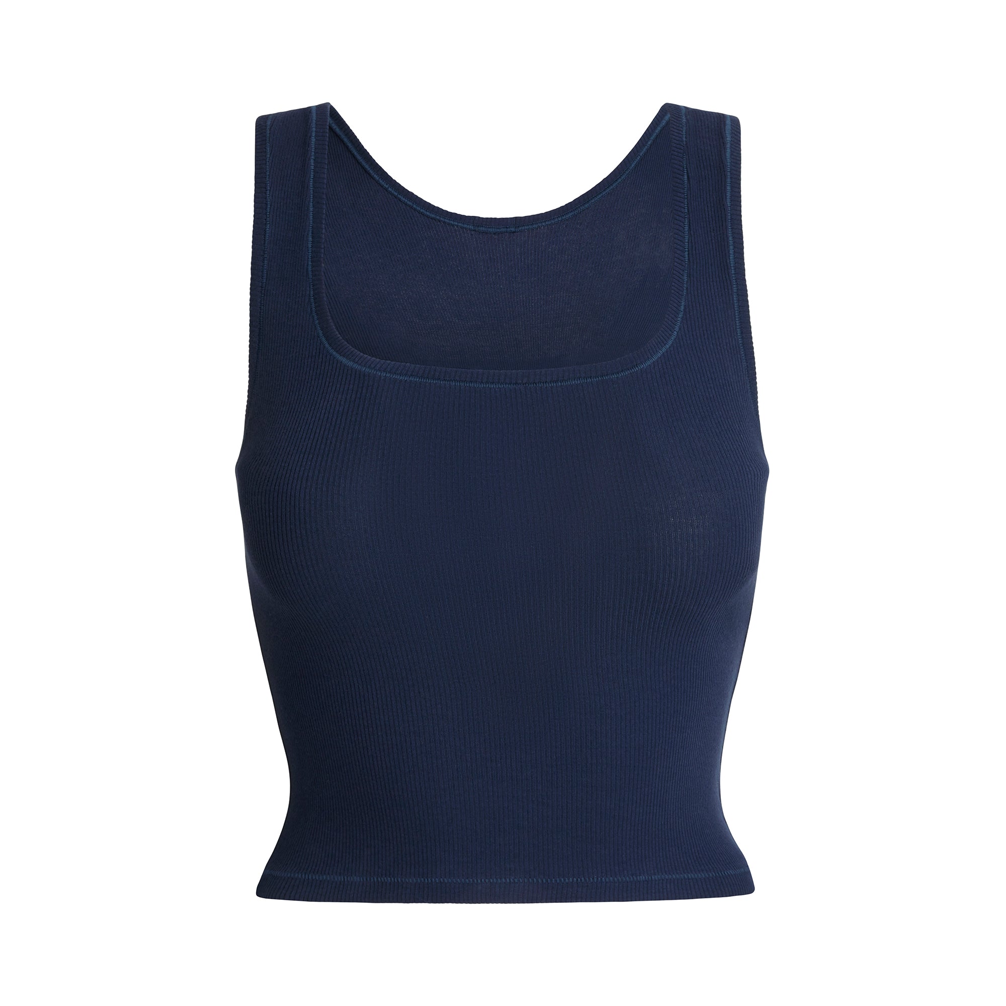 COTTON RIB TANK | NAVY - Image 7