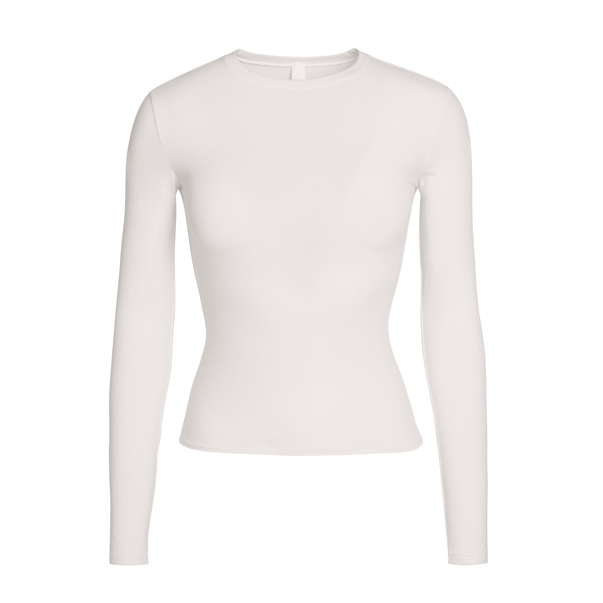 COTTON JERSEY LONG SLEEVE T-SHIRT | MARBLE - Image 5