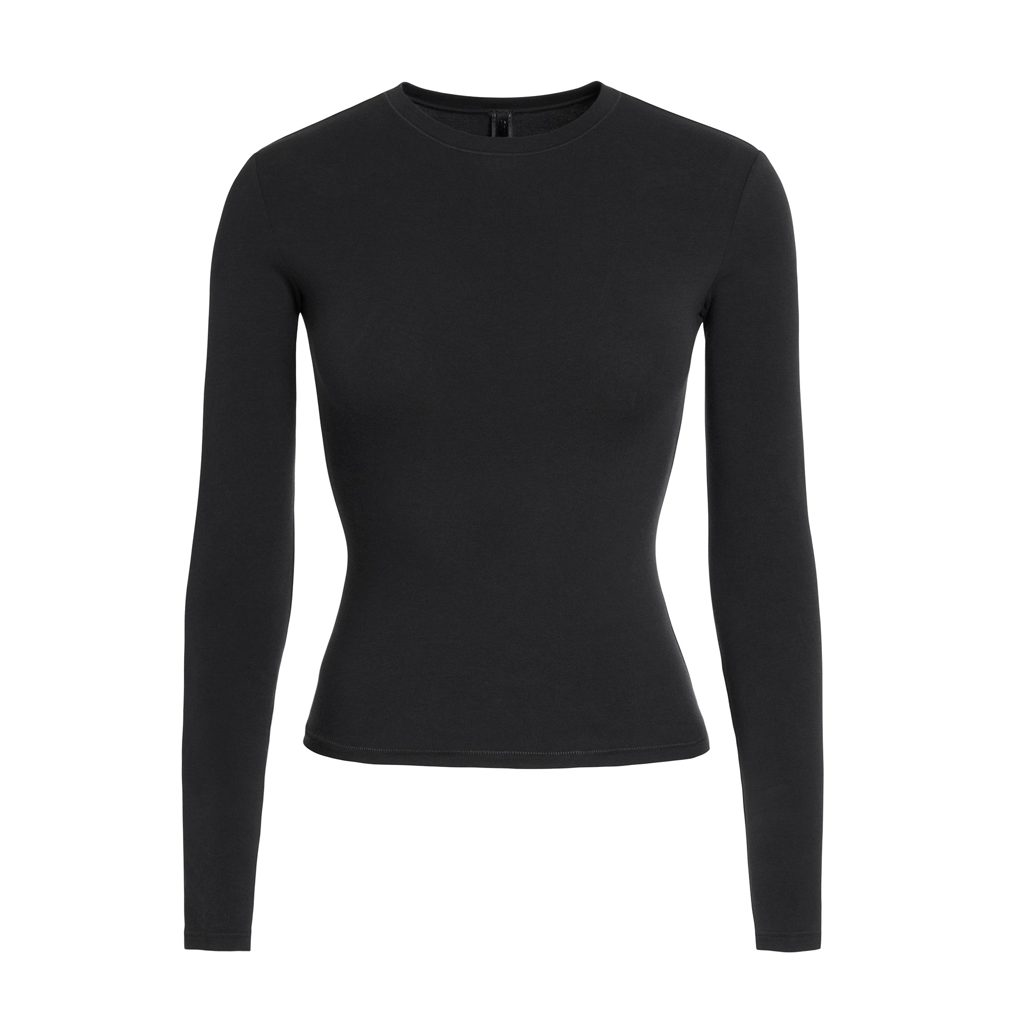 COTTON JERSEY LONG SLEEVE T-SHIRT | SOOT - Image 5