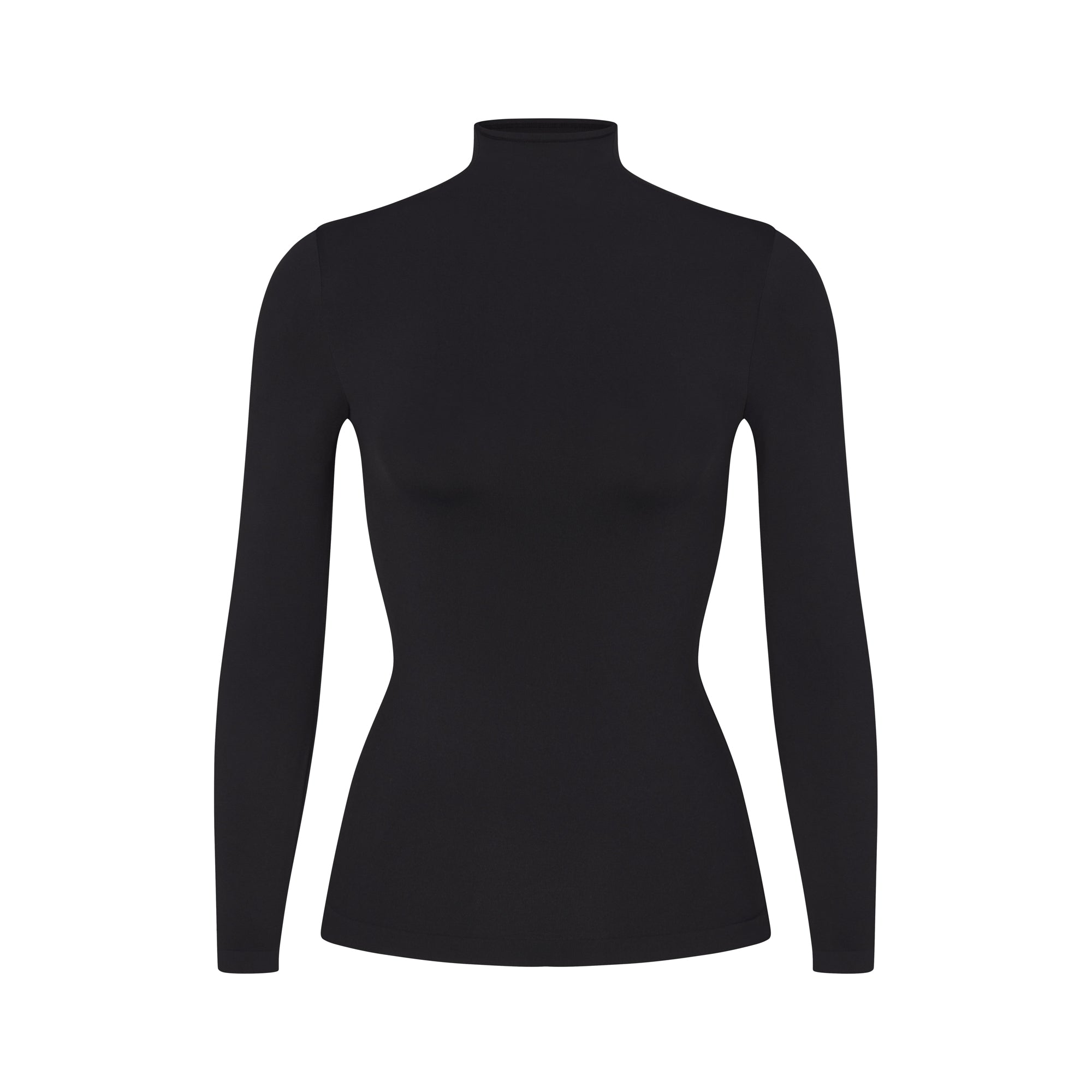 SOFT SMOOTHING SEAMLESS TURTLENECK TOP | ONYX - Image 5