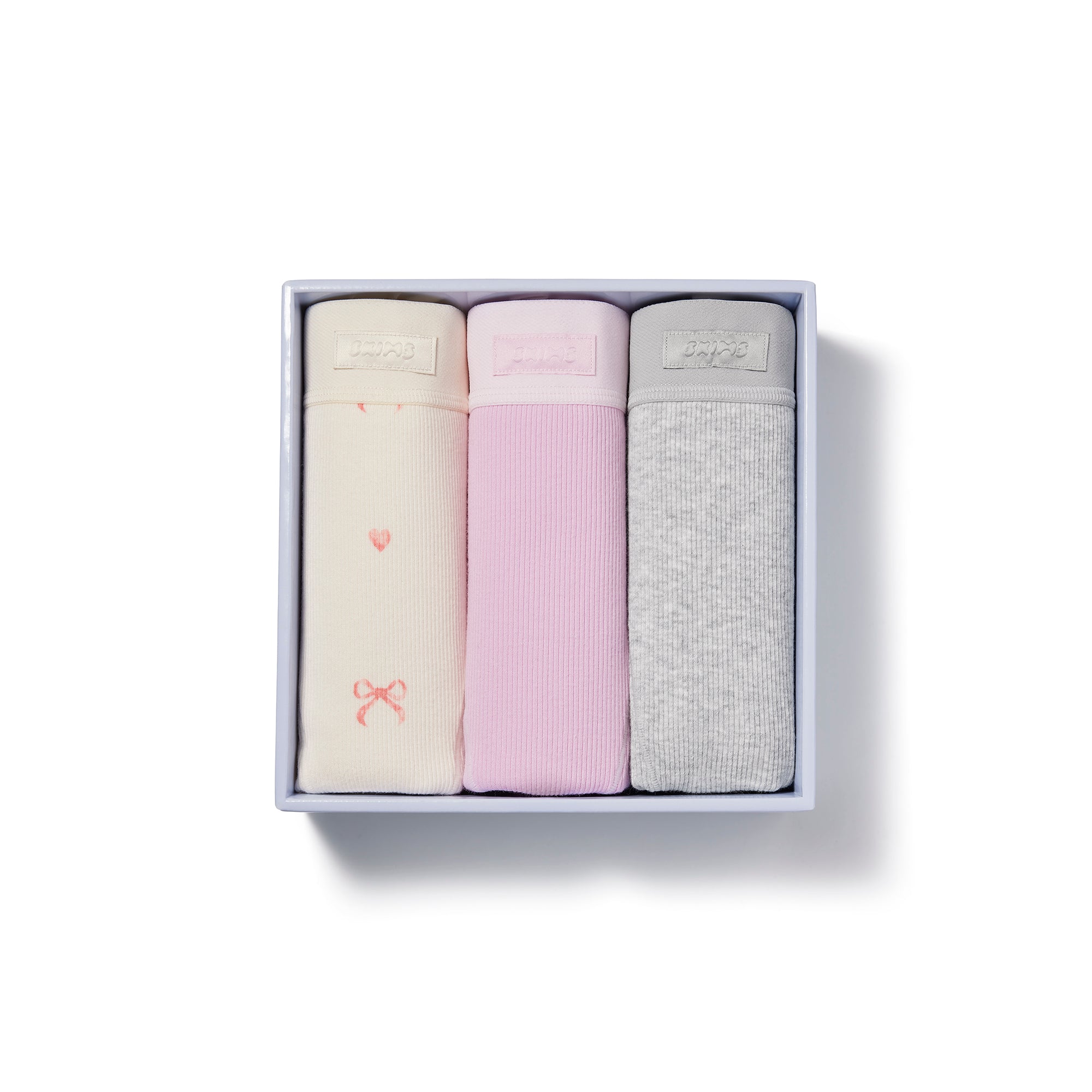 COTTON RIB BOXER 3-PACK | BABY PINK MULTI - Image 11