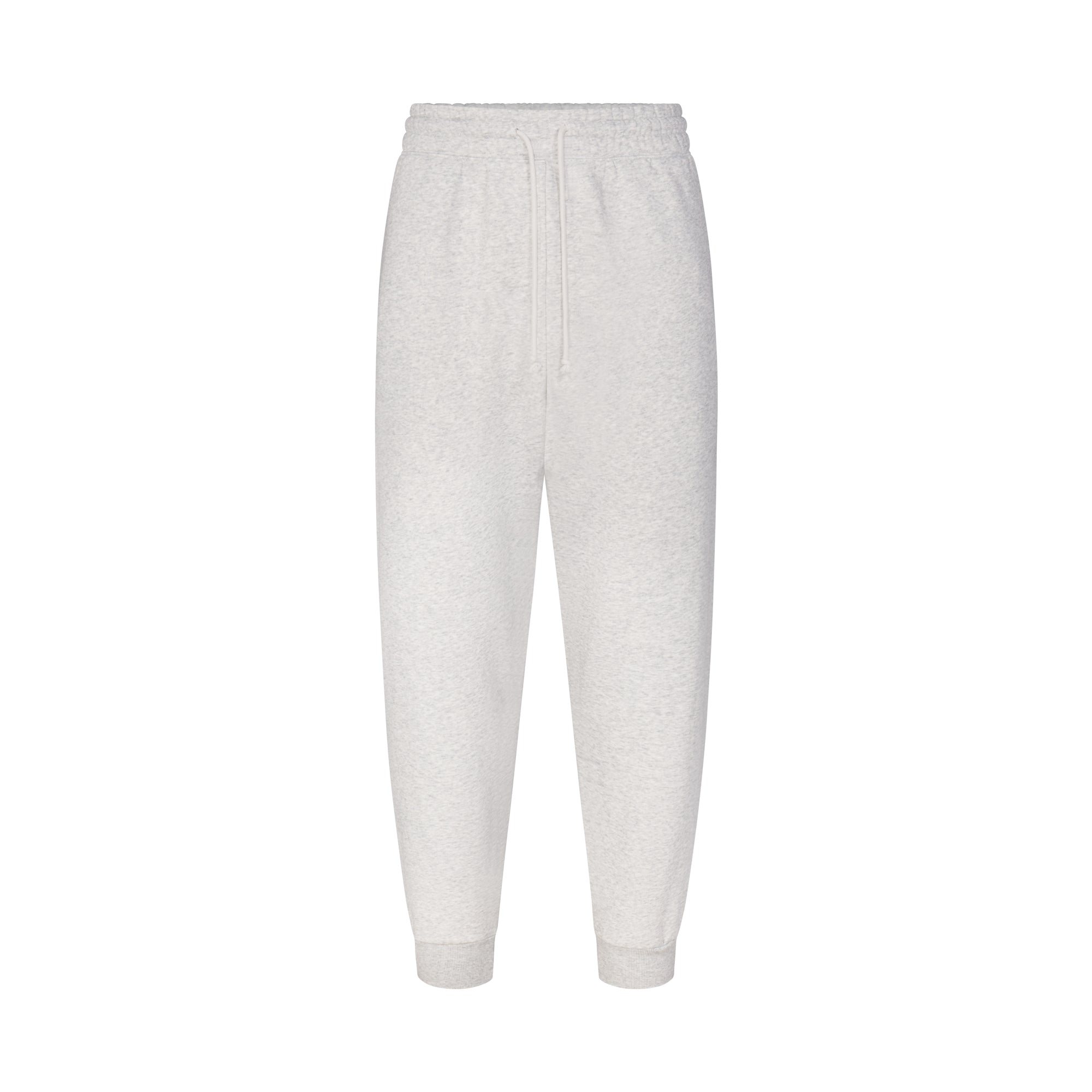 FLEECE LOUNGE MENS TAPERED JOGGER | LIGHT HEATHER GREY - Image 6