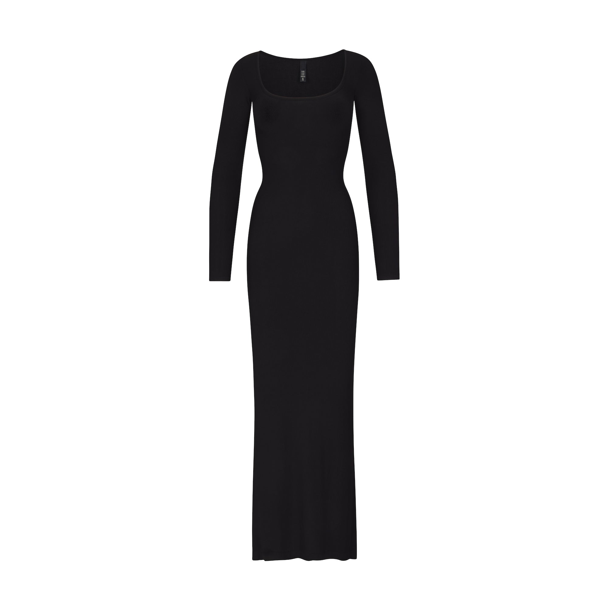 SOFT LOUNGE PETITE LONG SLEEVE DRESS | ONYX - Image 6