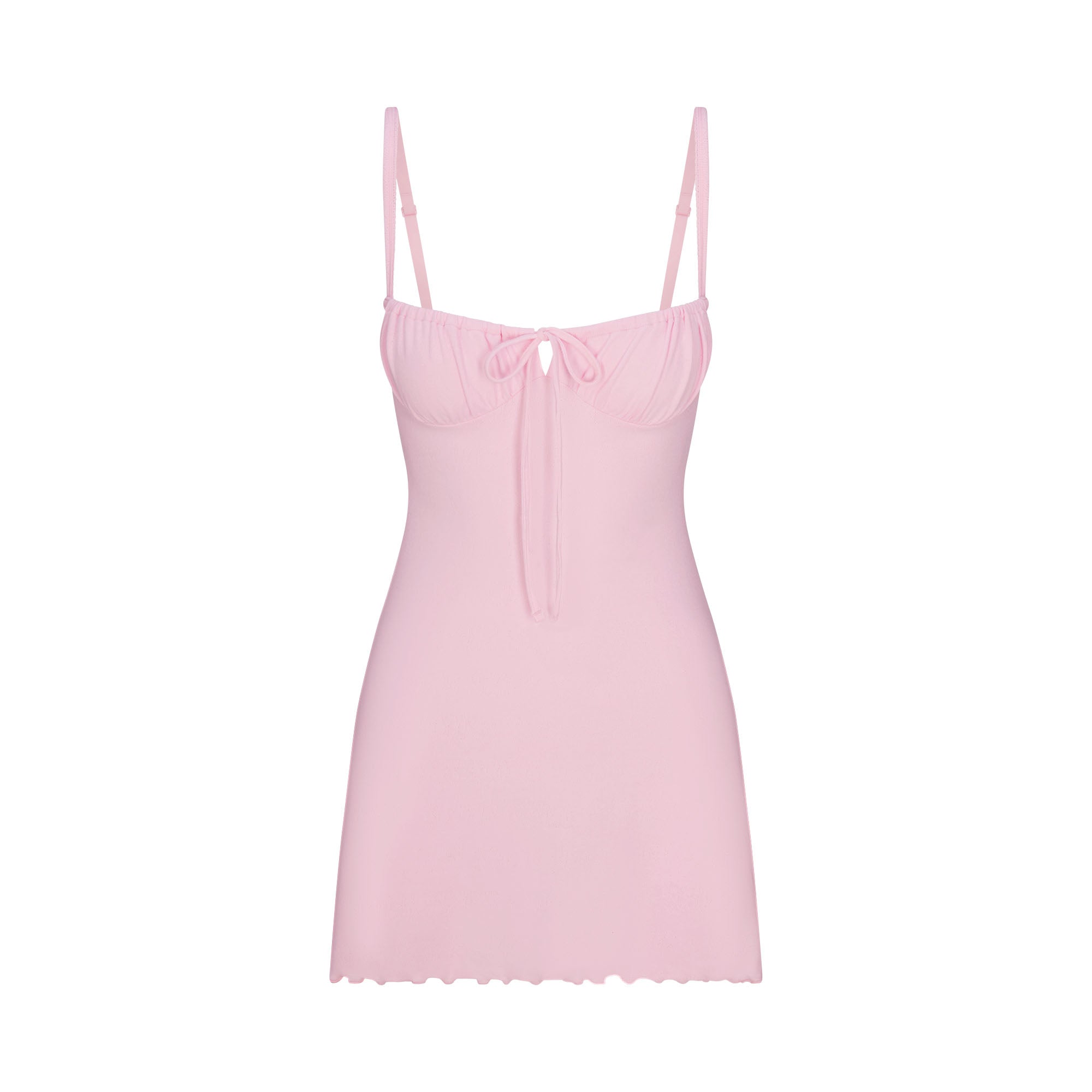 LOGO POINTELLE MINI DRESS | CHERRY BLOSSOM - Image 5