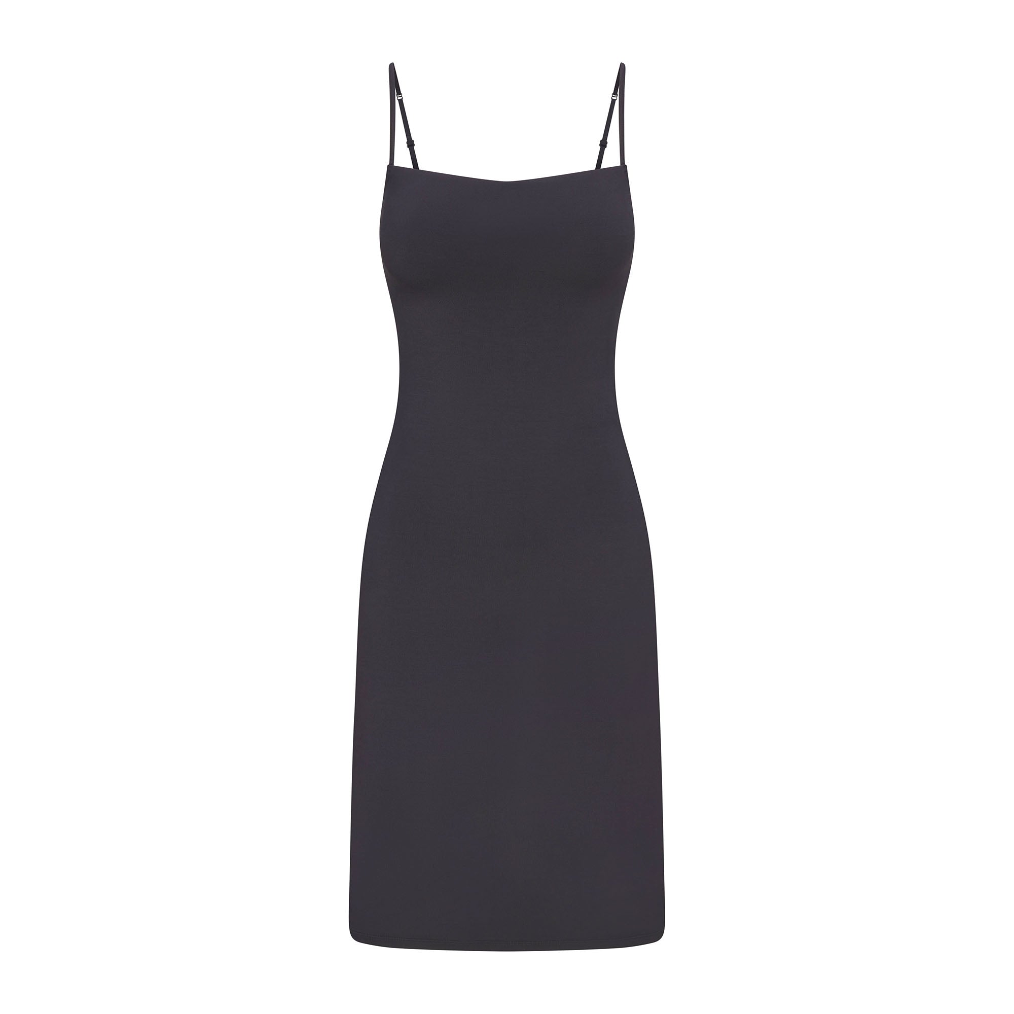 SMOOTH LAYERS MIDI DRESS | GRAPHITE - Image 5