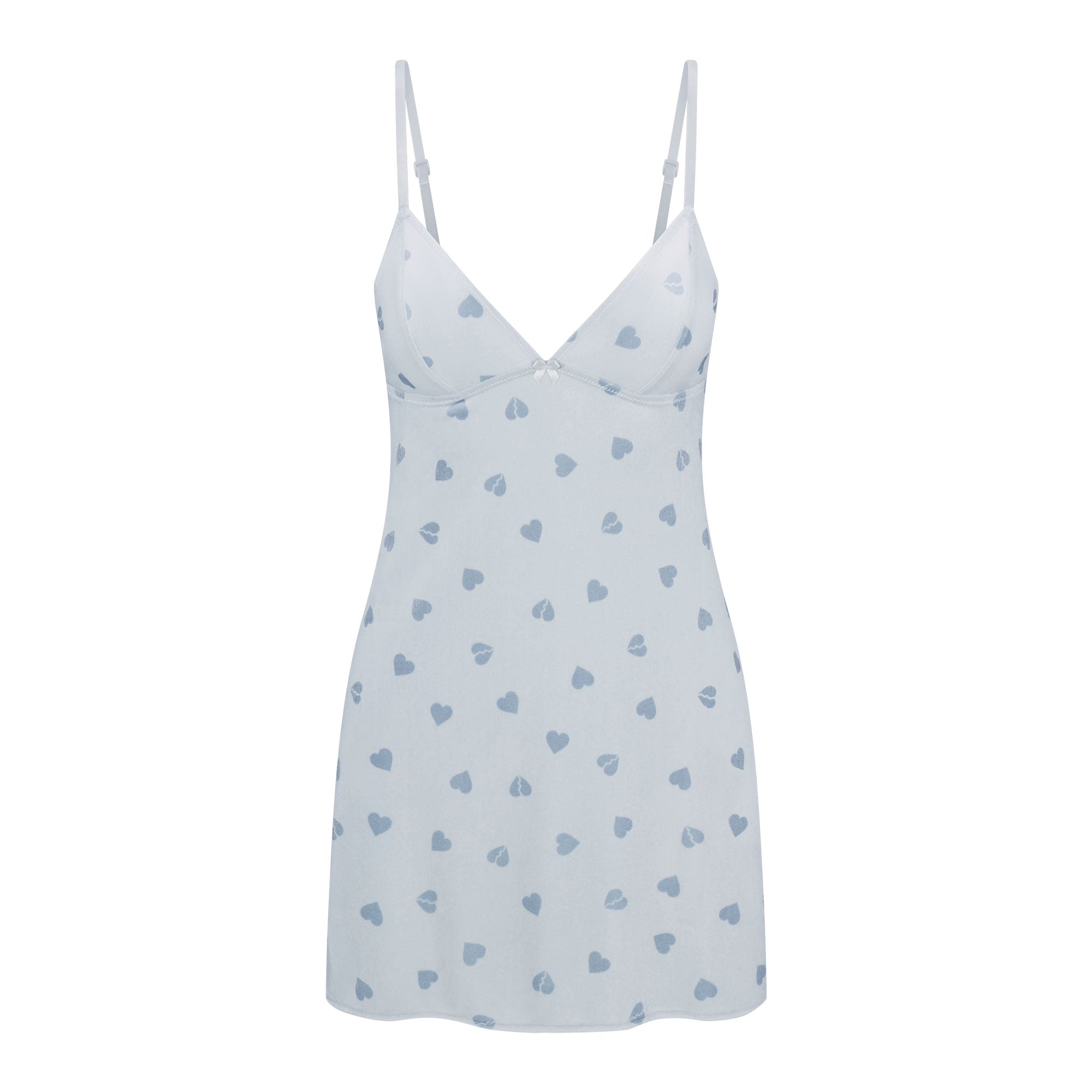 VELVET LACE SLIP DRESS | PLATINUM HEART BREAKER - Image 5