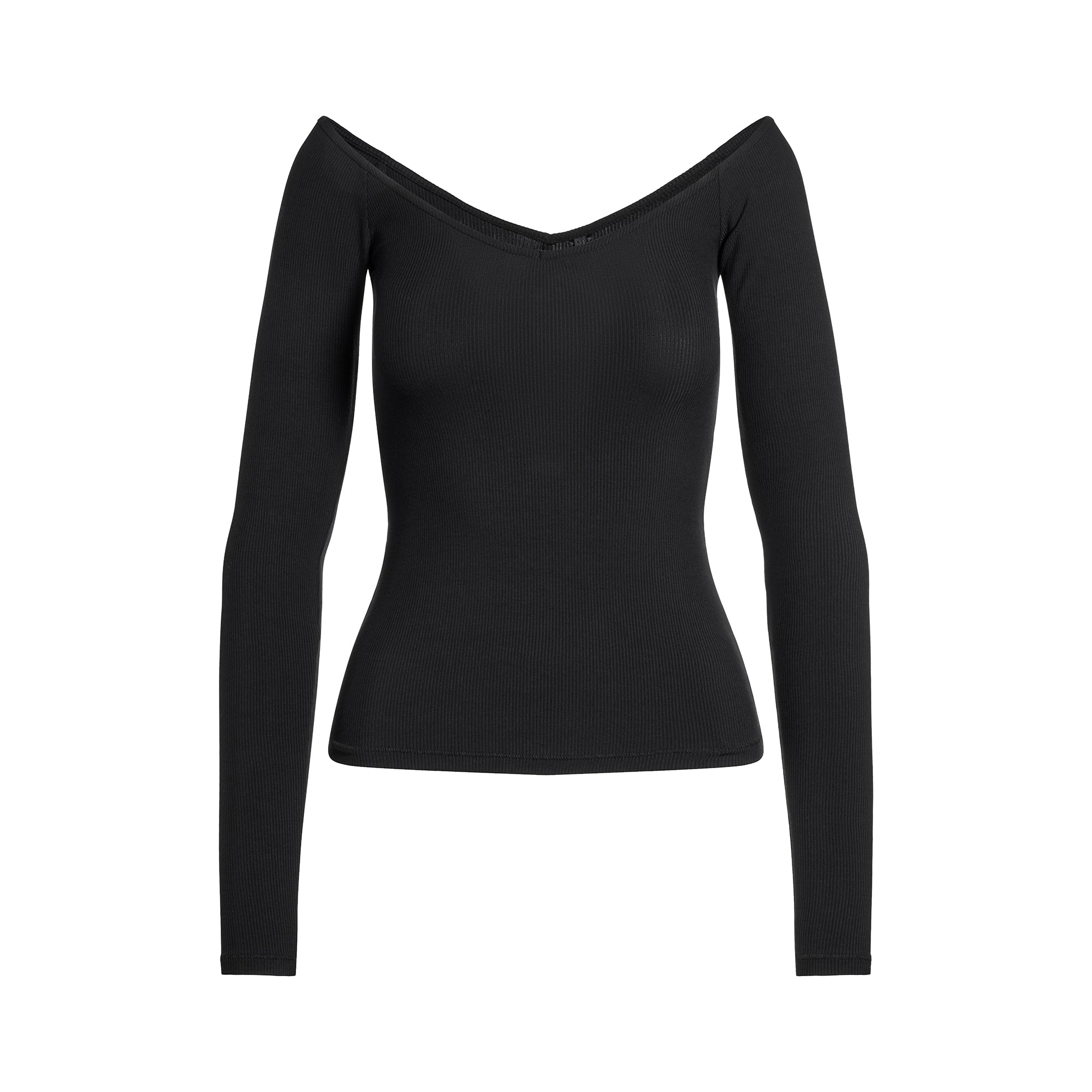 SOFT LOUNGE OFF THE SHOULDER TOP | ONYX - Image 6