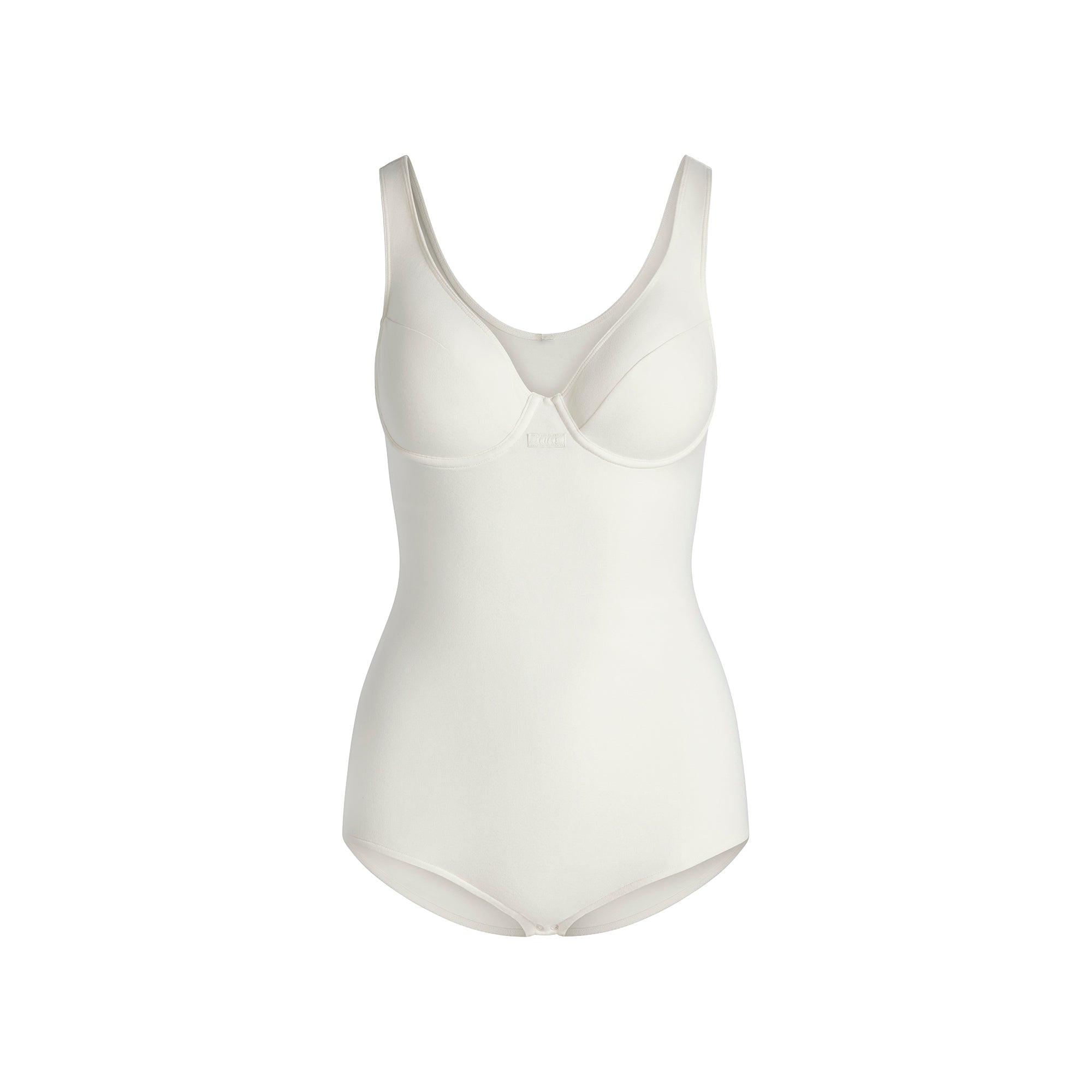 COTTON JERSEY UNDERWIRE BODYSUIT | MARBLE - Image 6