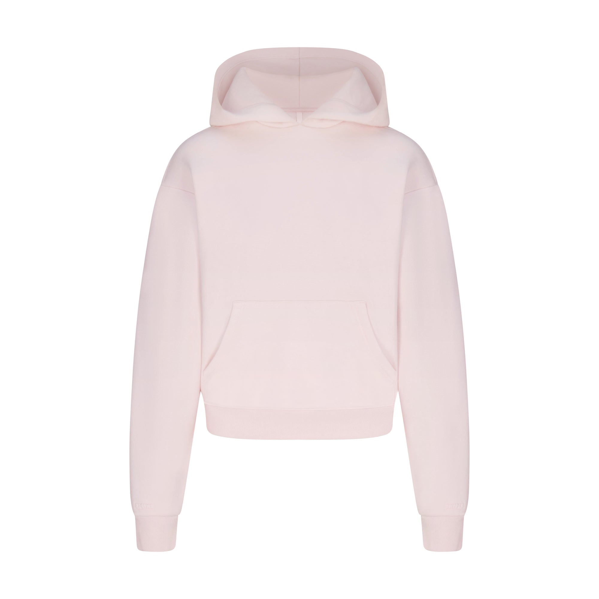 COTTON FLEECE CLASSIC HOODIE | BARELY PINK - Image 7