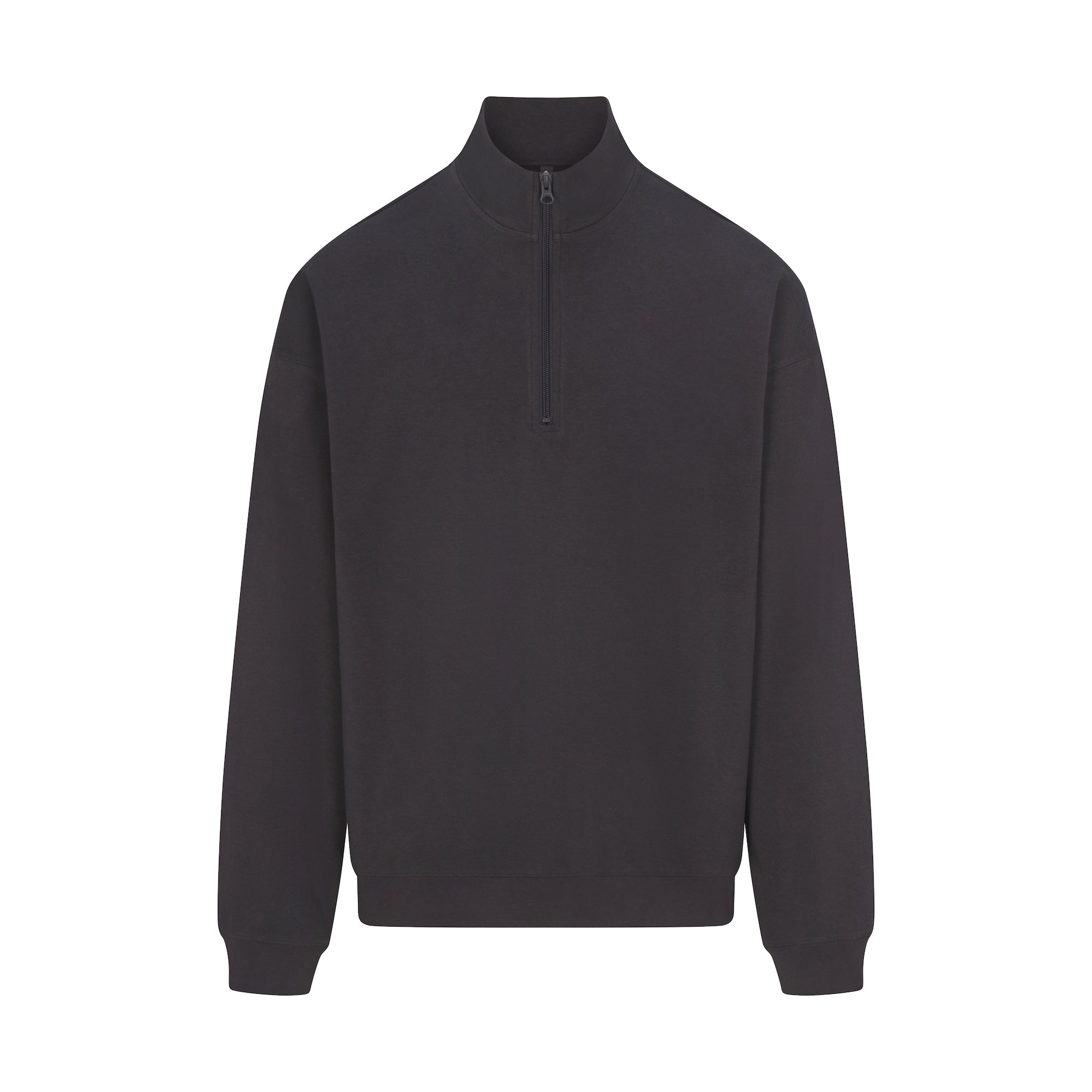 JERSEY LOUNGE MENS RELAXED QUARTER ZIP PULLOVER | ASH - Image 5