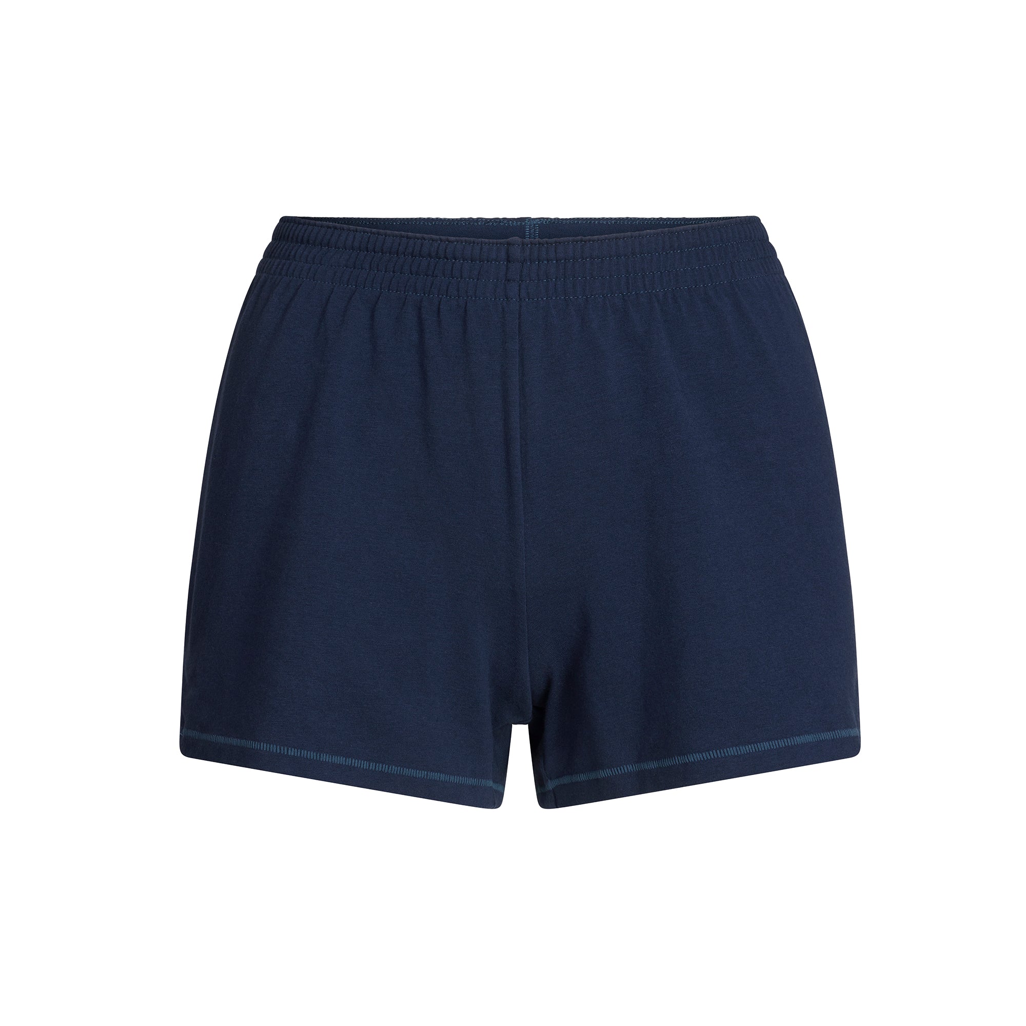 COTTON JERSEY LOOSE SHORT | NAVY - Image 6