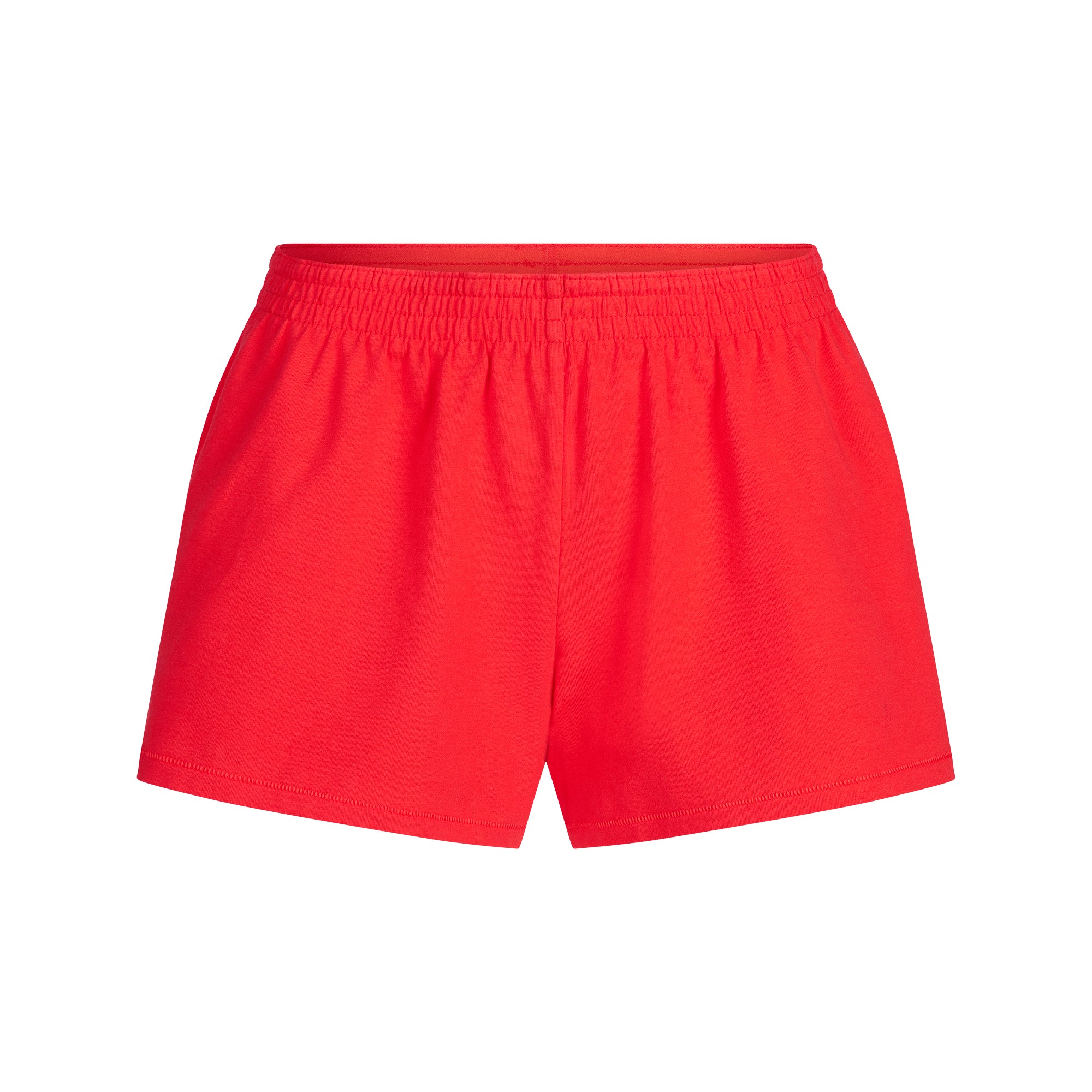 COTTON JERSEY LOOSE SHORT | RUBY - Image 5