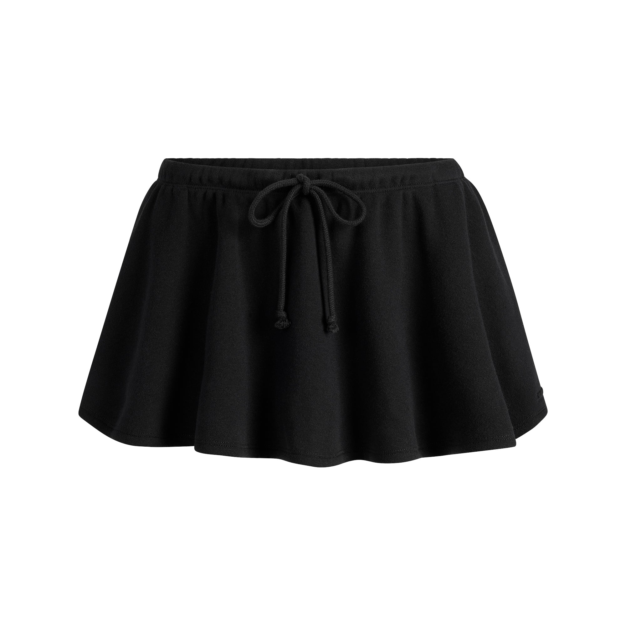 COTTON FLEECE MICRO SKIRT | ONYX - Image 6