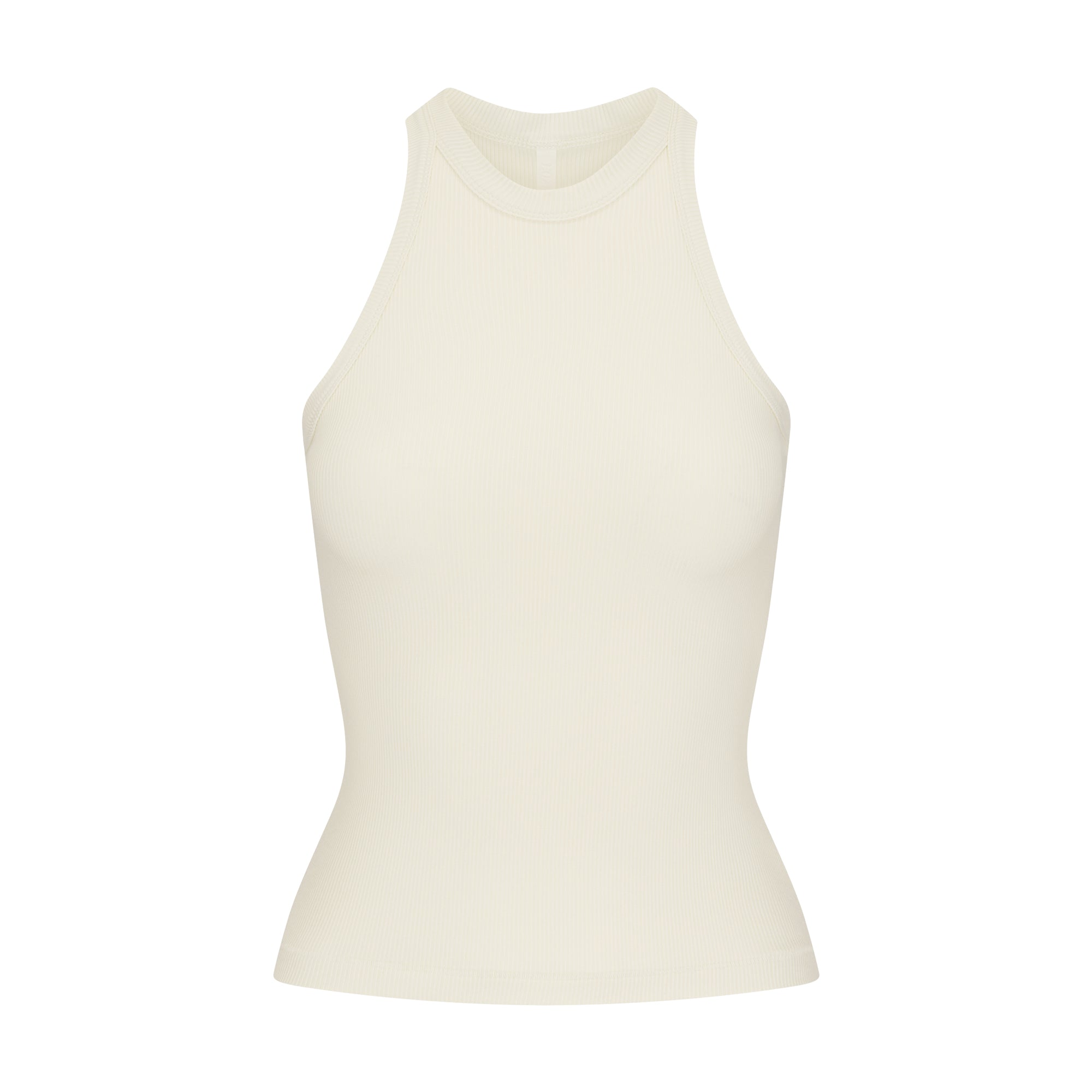 SOFT LOUNGE HIGH NECK TANK | BONE