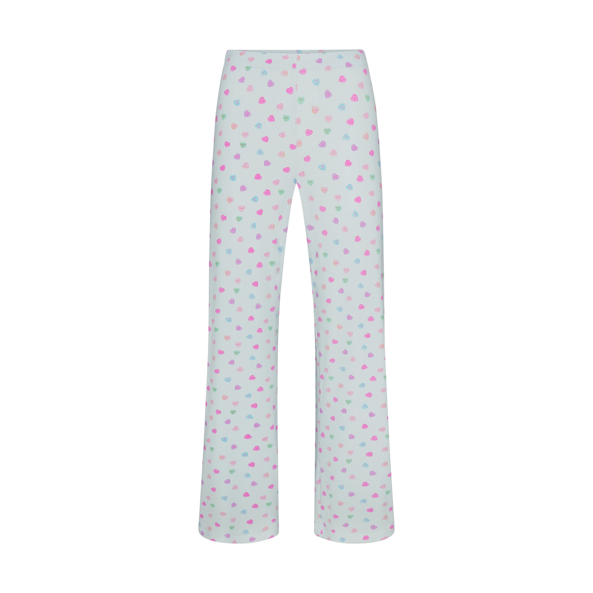 SOFT LOUNGE SLEEP SET | CLOUD CANDY HEART PRINT - Image 6