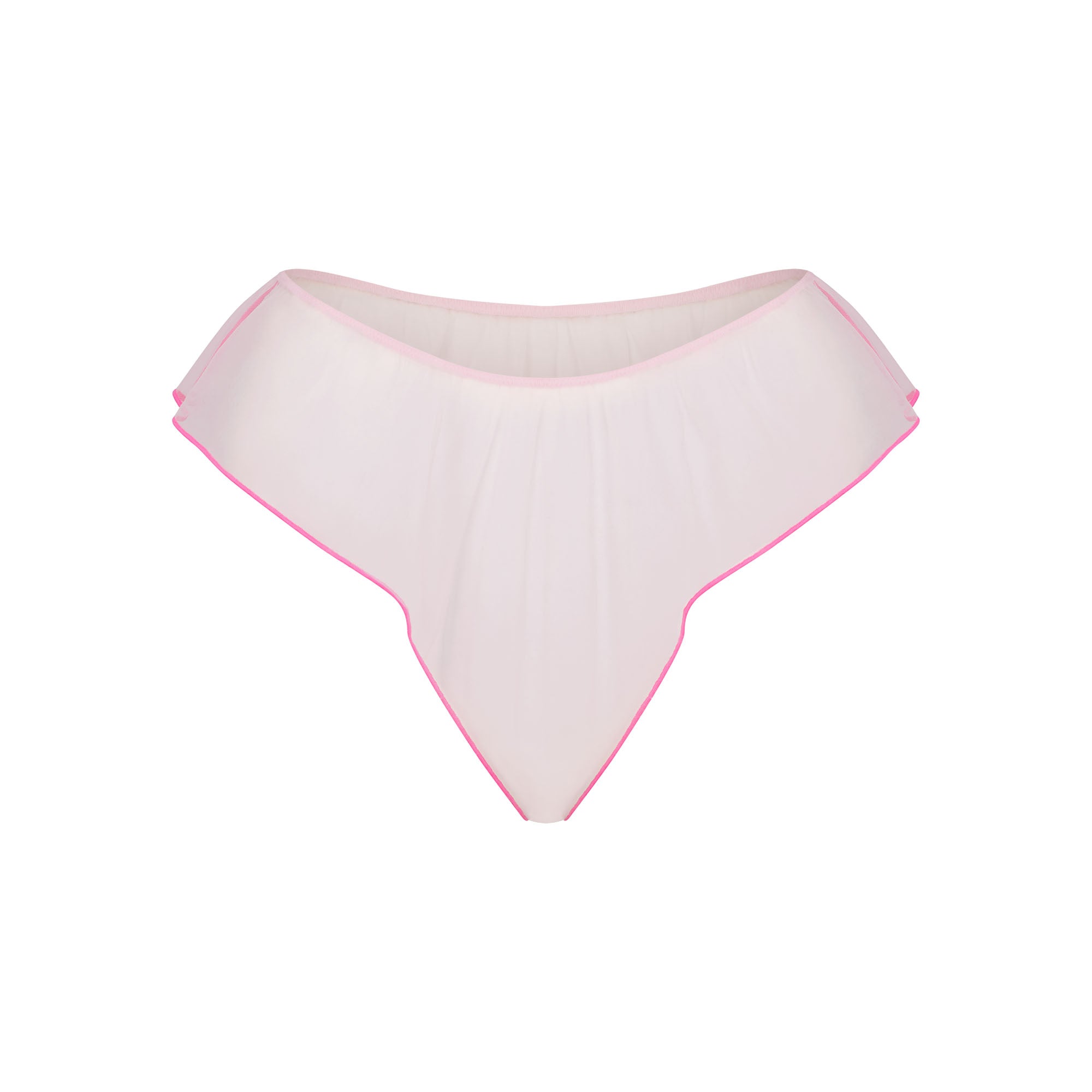 TULLE CAMI AND BRIEF SET | CHERRY BLOSSOM CONTRAST - Image 7