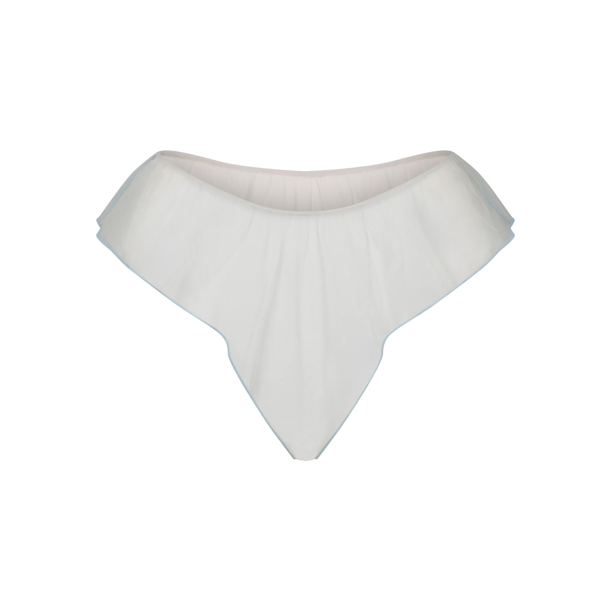 TULLE CAMI AND BRIEF SET | PLATINUM CONTRAST - Image 8