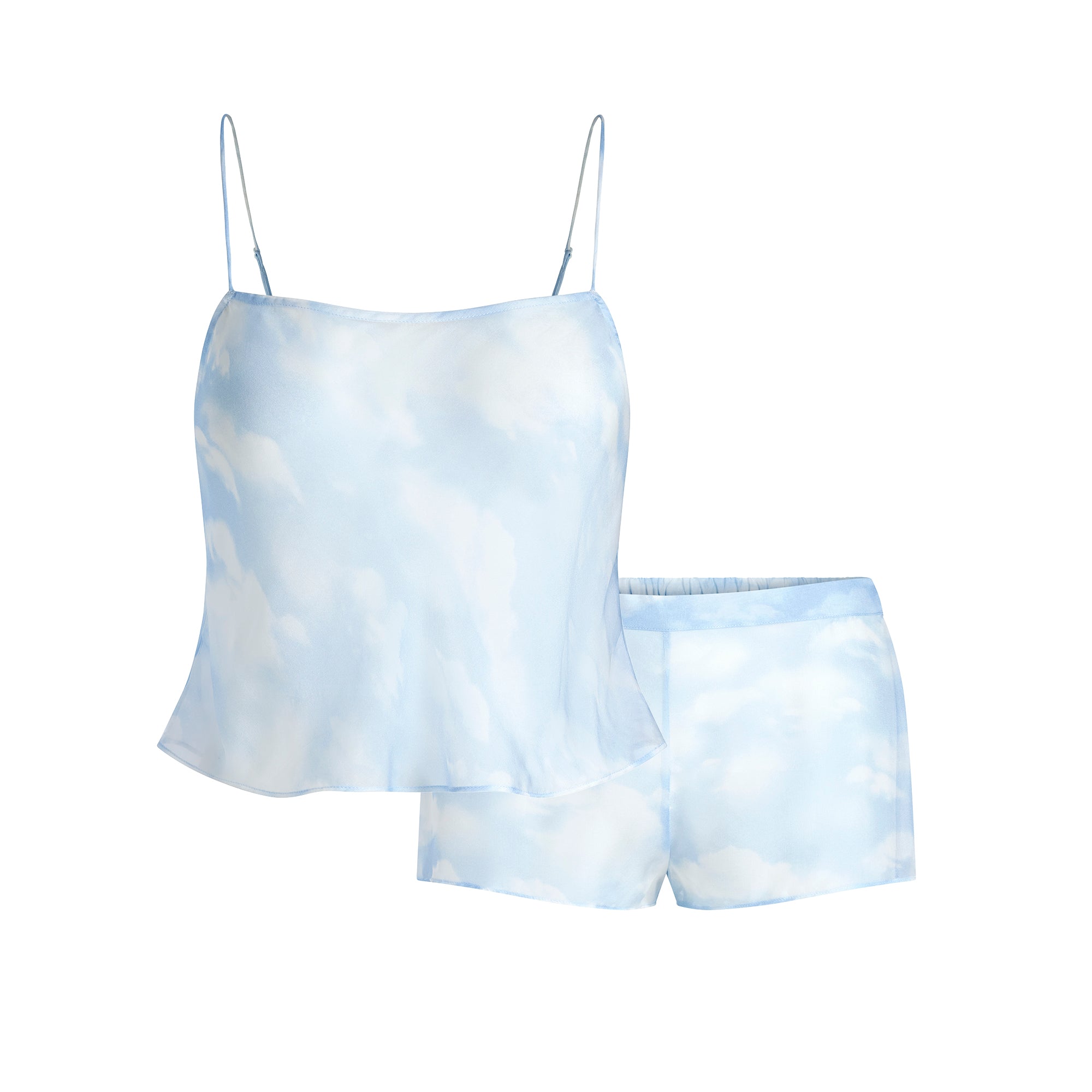 SKIMS ROMANCE CAMI AND SHORT SET | BLUE QUARTZ CLOUD PRINT - Image 7