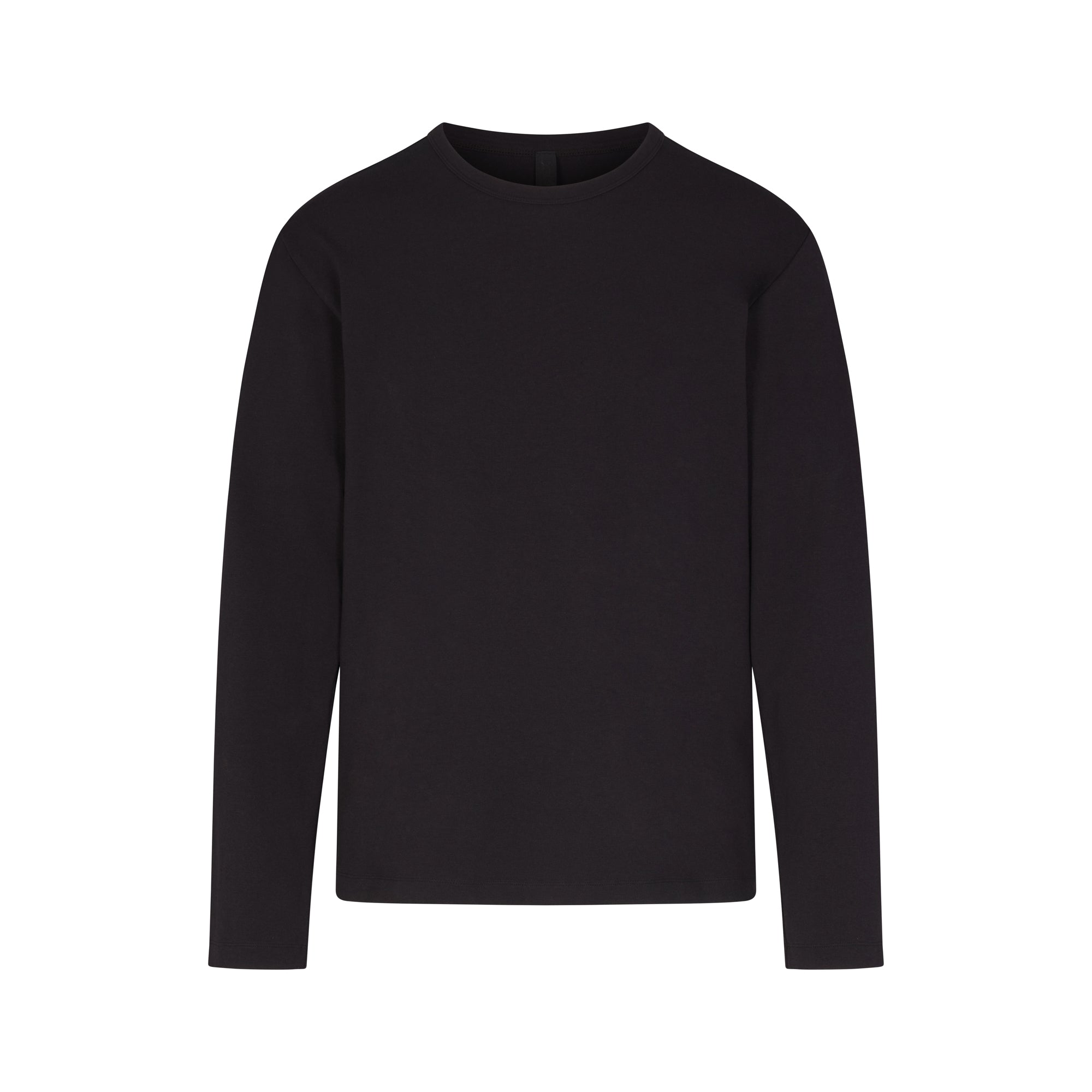 JERSEY LOUNGE MENS RELAXED LONG SLEEVE T-SHIRT | OBSIDIAN - Image 5