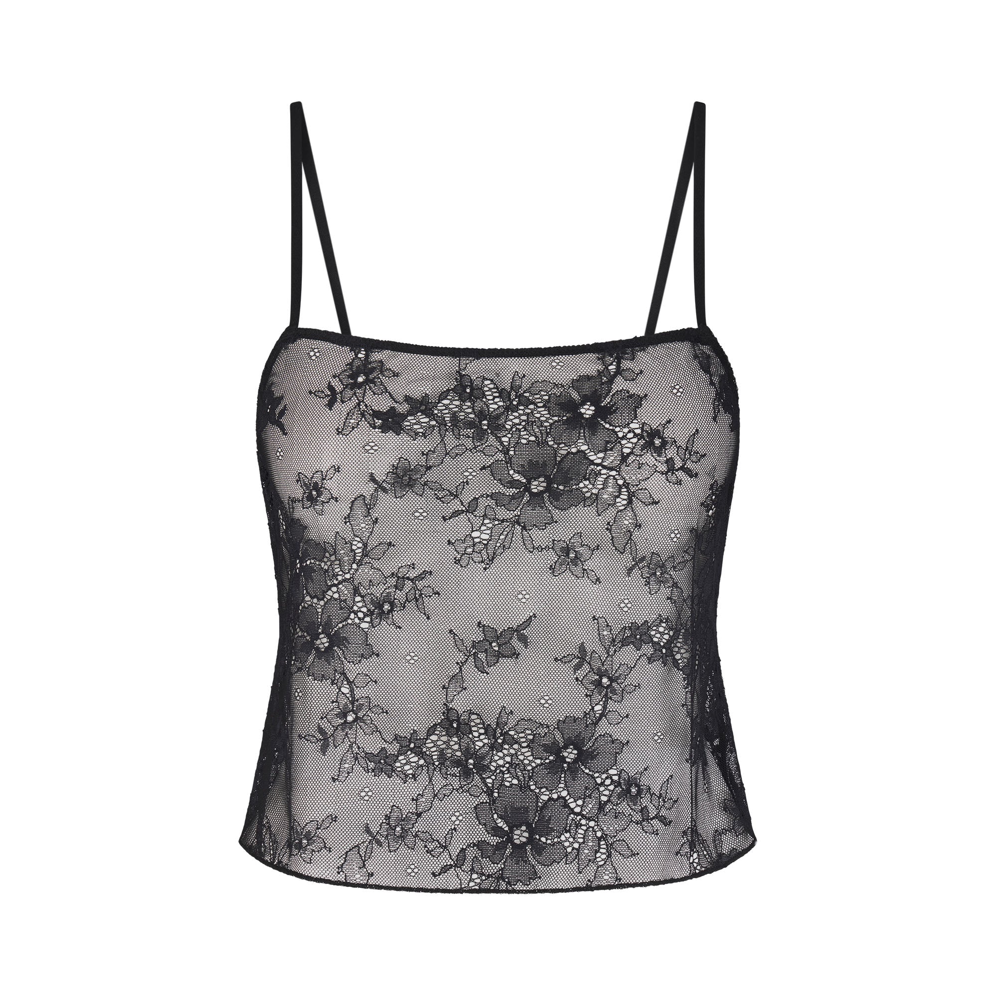 ULTRA FINE LACE CAMI | ONYX - Image 5