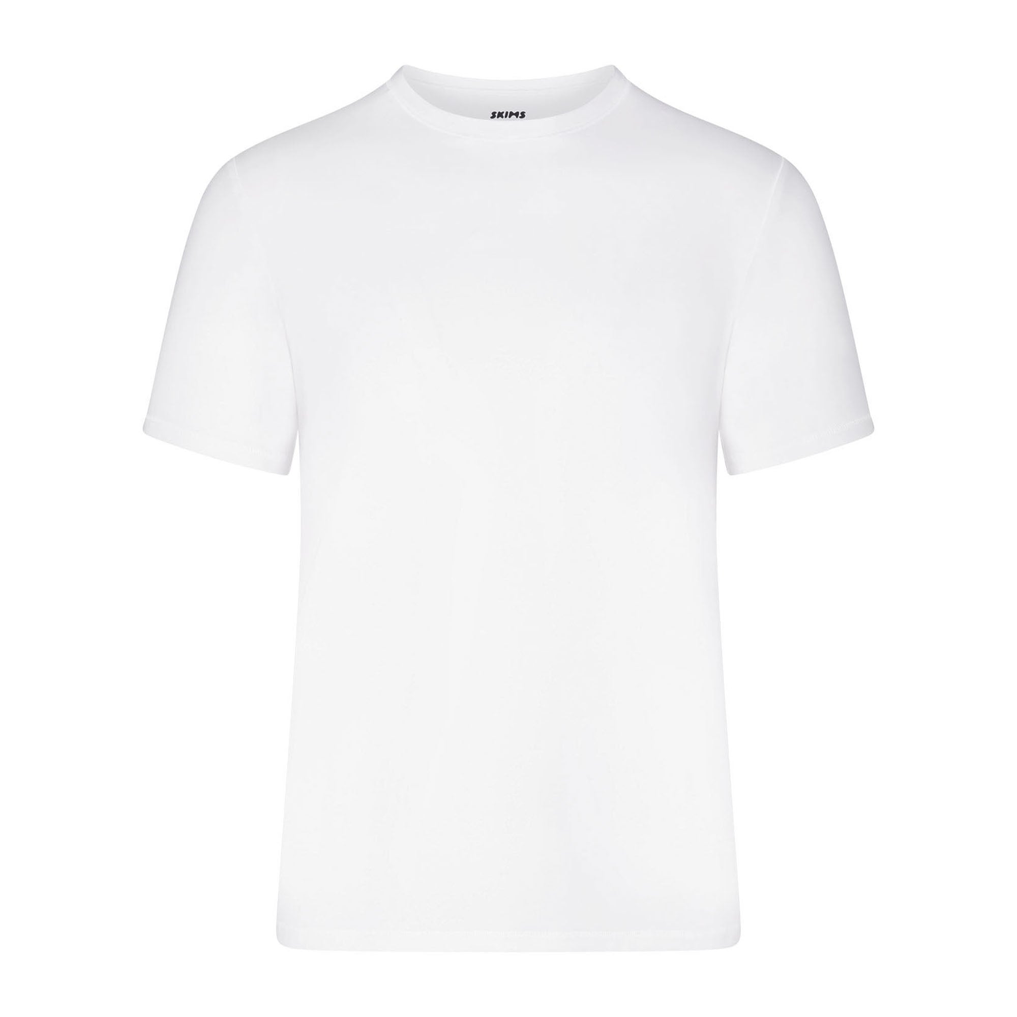 SKIMS STRETCH MENS T-SHIRT 3-PACK | CHALK - Image 4