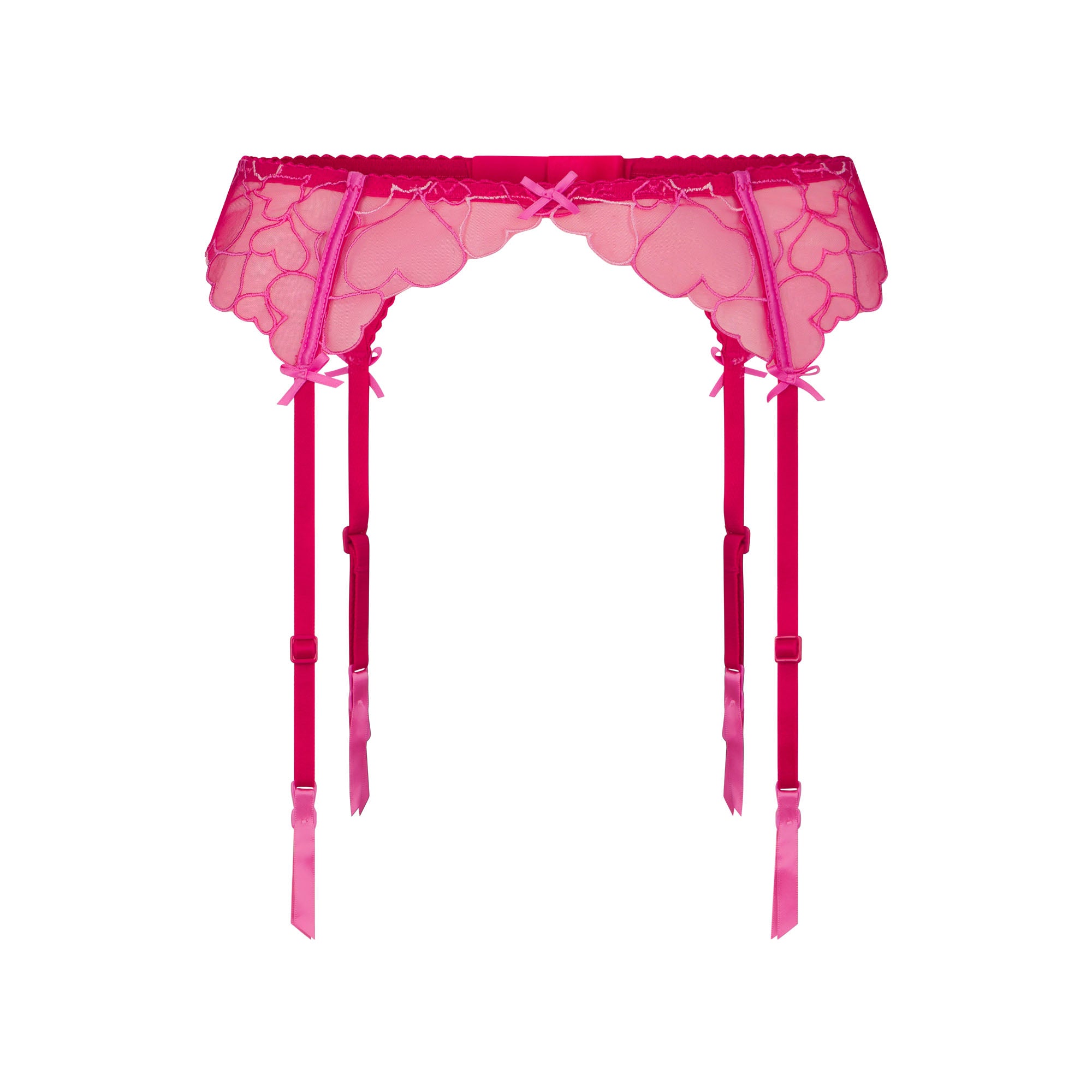 EMBROIDERED TULLE GARTER BELT | PUNCH - Image 5