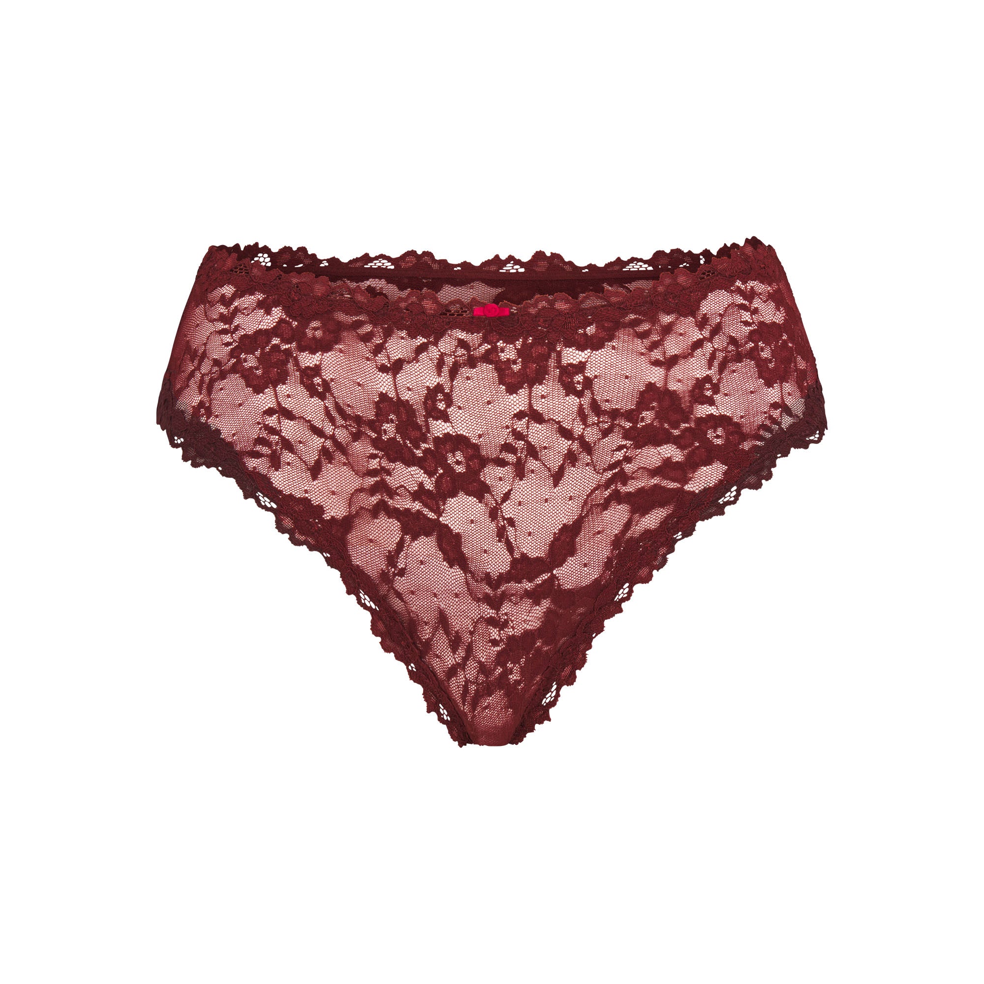 STRETCH LACE BRIEF | OXBLOOD - Image 5