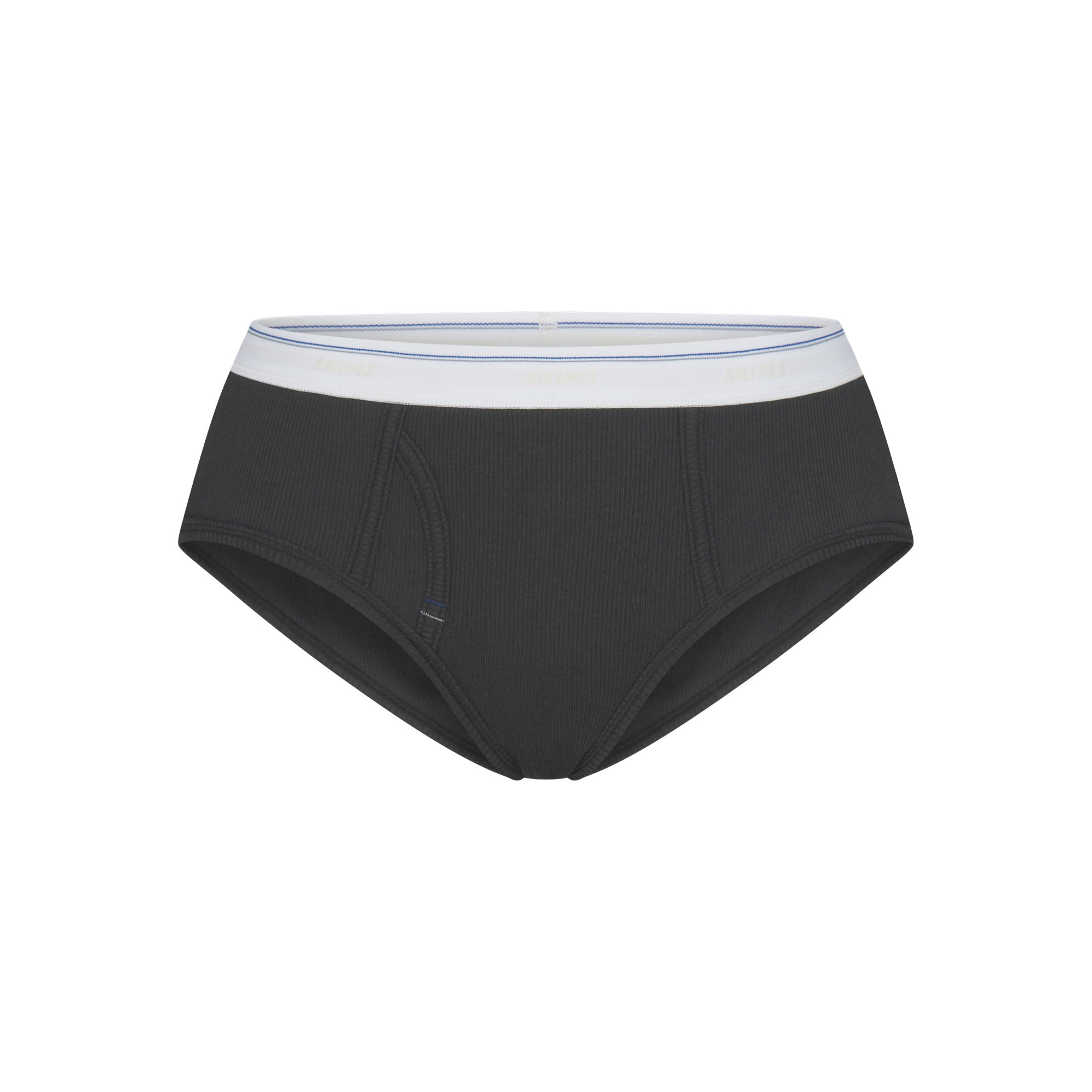 COTTON RIB HIPSTER | SOOT STRIPE - Image 5