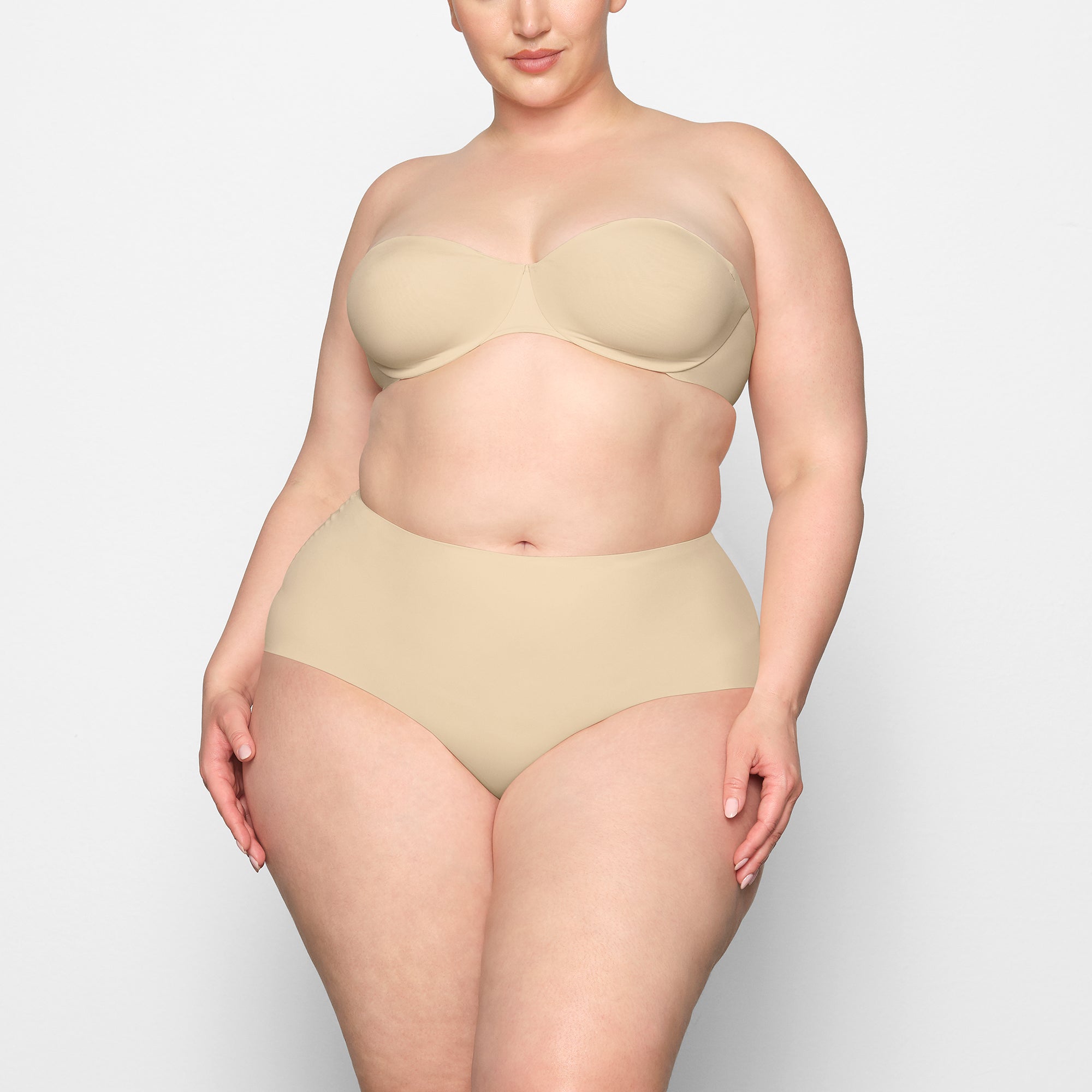 SMOOTHING INTIMATES HIGH-WAISTED BRIEF | SAND