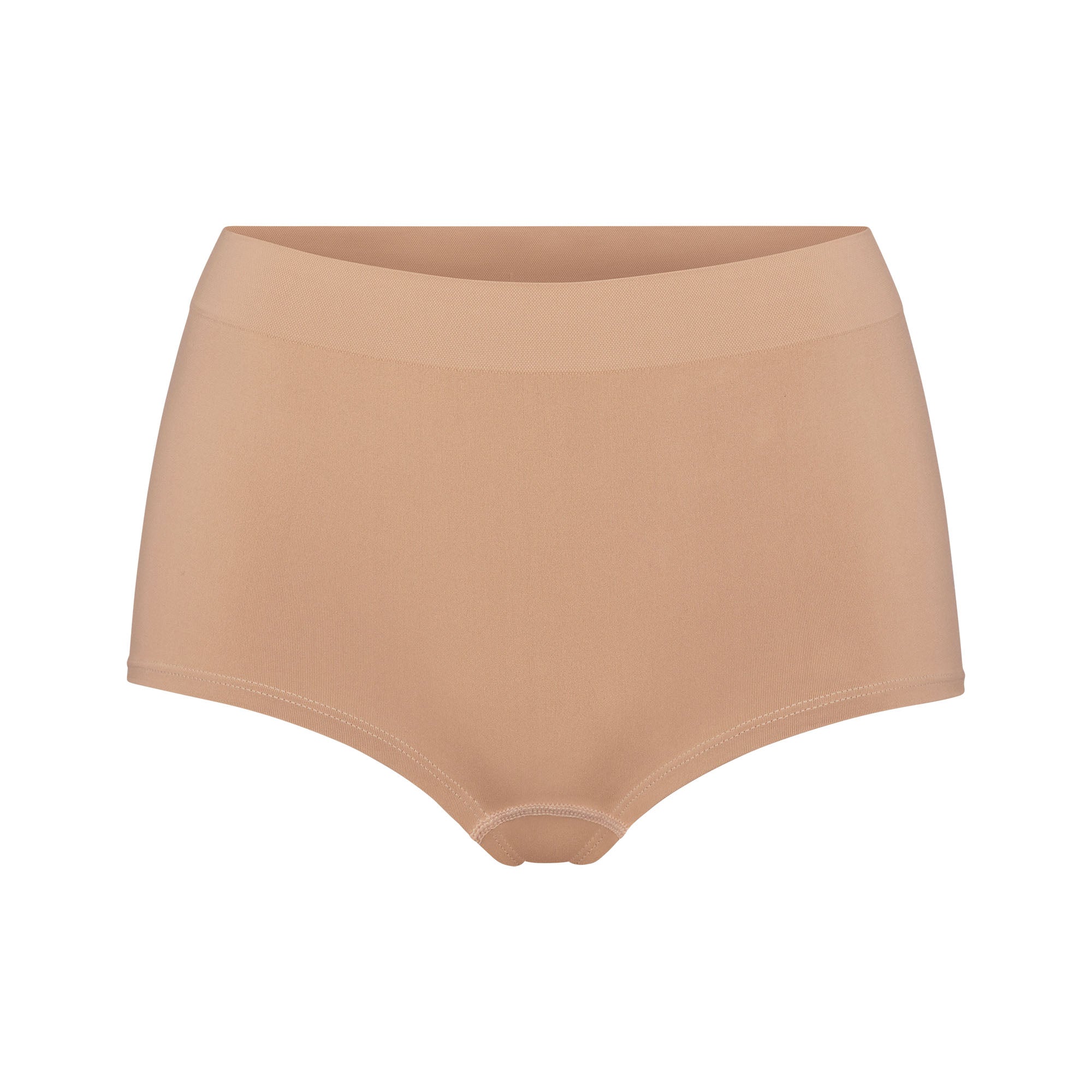 SOFT SMOOTHING SEAMLESS BOY SHORT | OCHRE - Image 5
