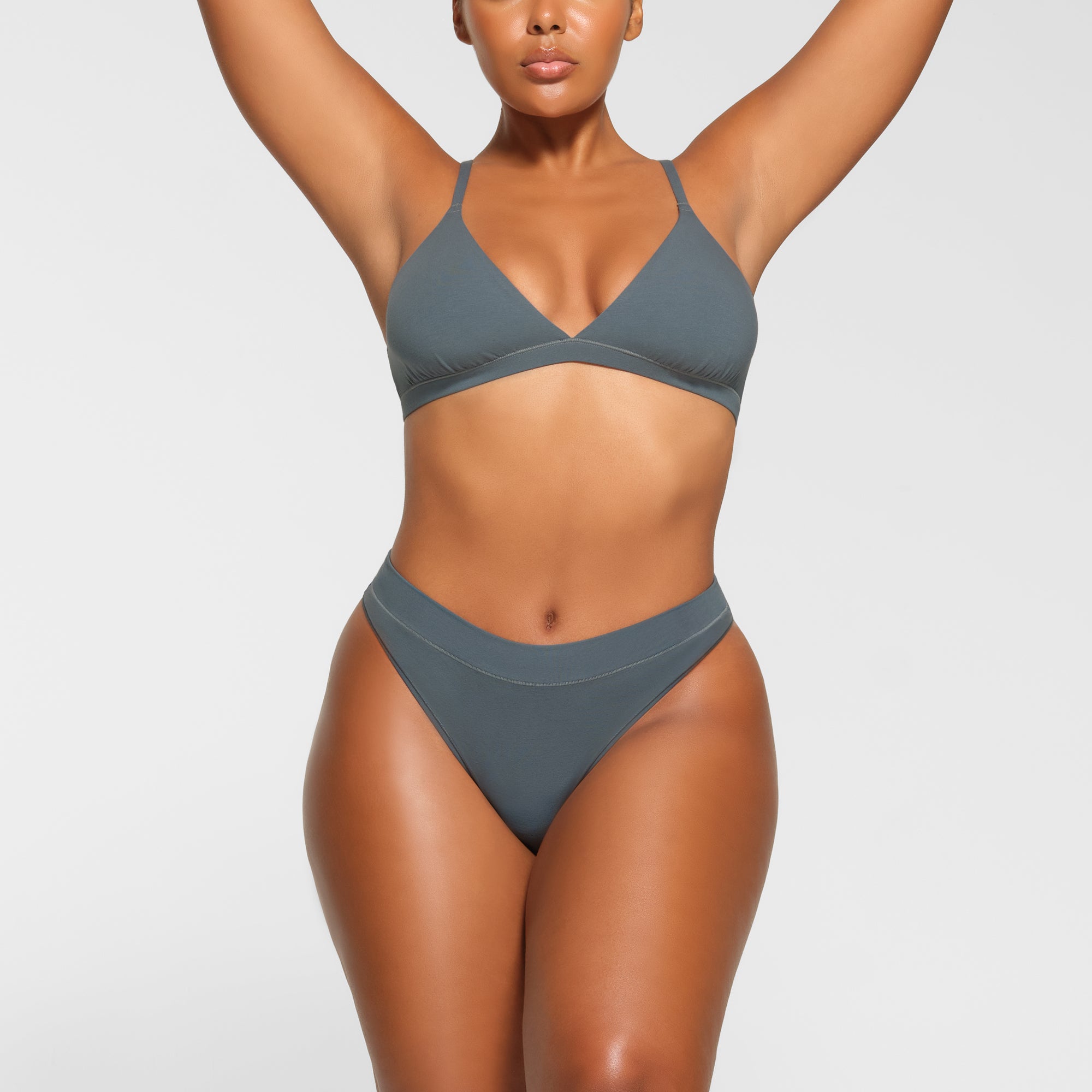 COTTON JERSEY CHEEKY TANGA | KYANITE