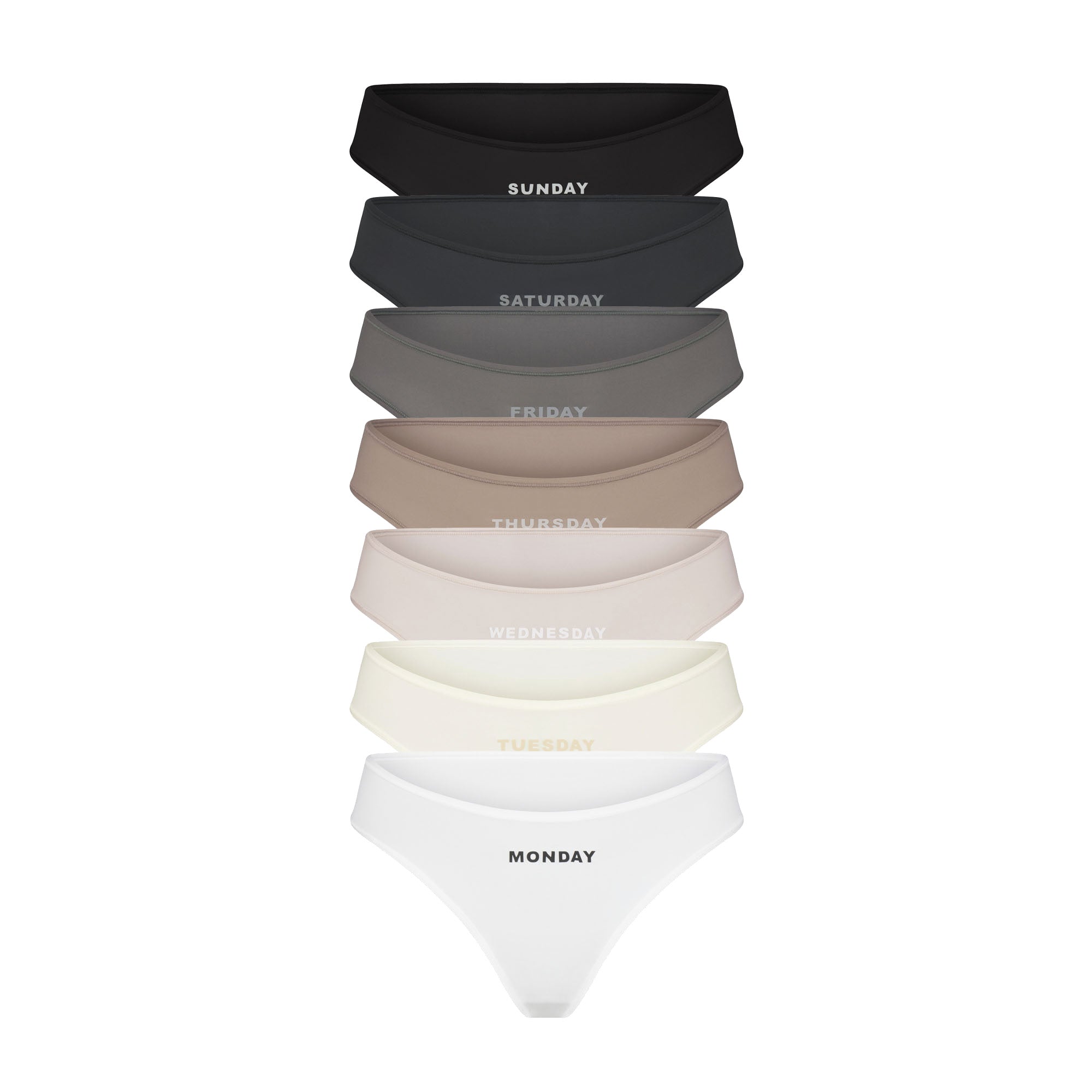 FITS EVERYBODY DAYS OF THE WEEK PANTY 7-PACK | GRAPHITE MULTI - Image 18