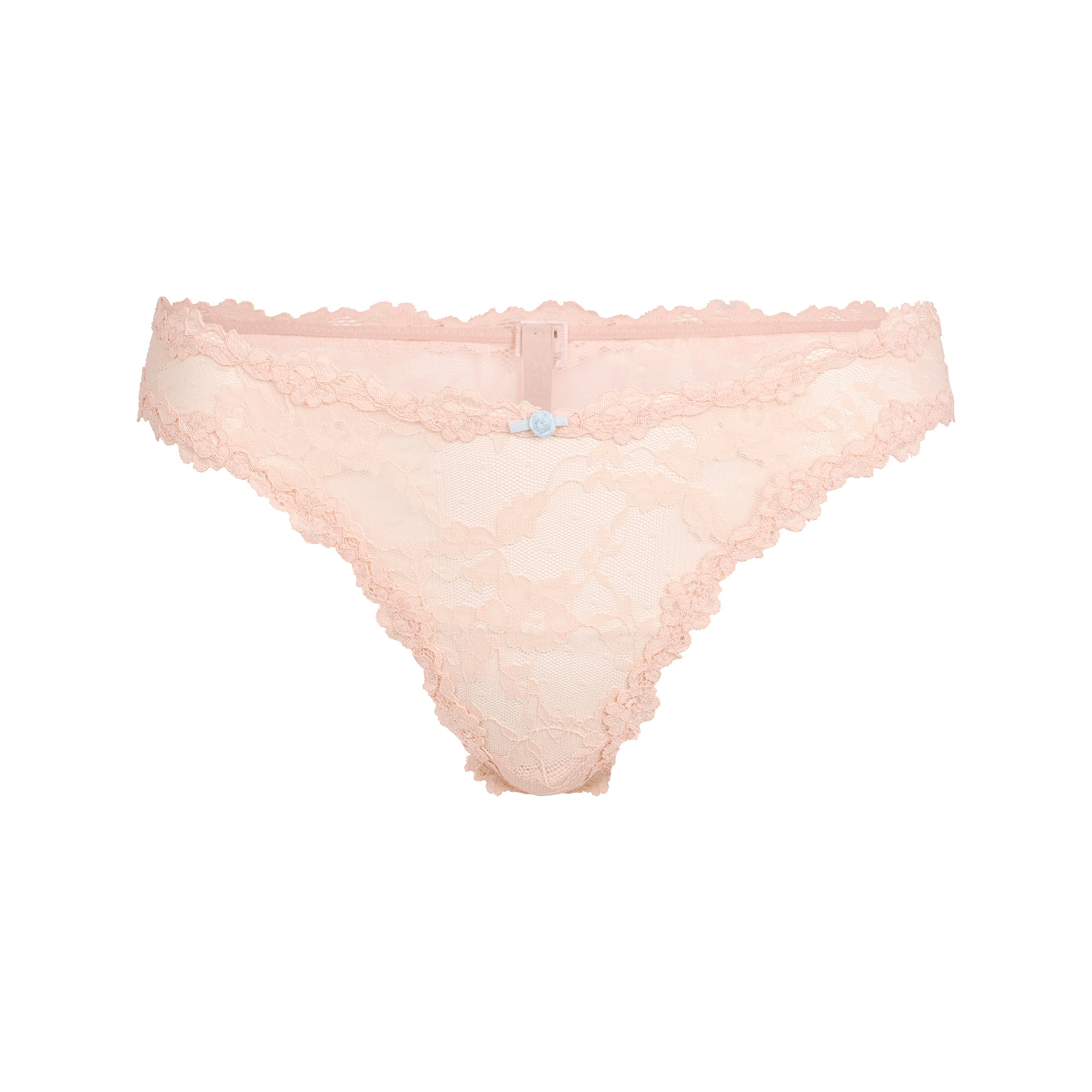 STRETCH LACE DIPPED THONG | PRIMROSE - Image 5