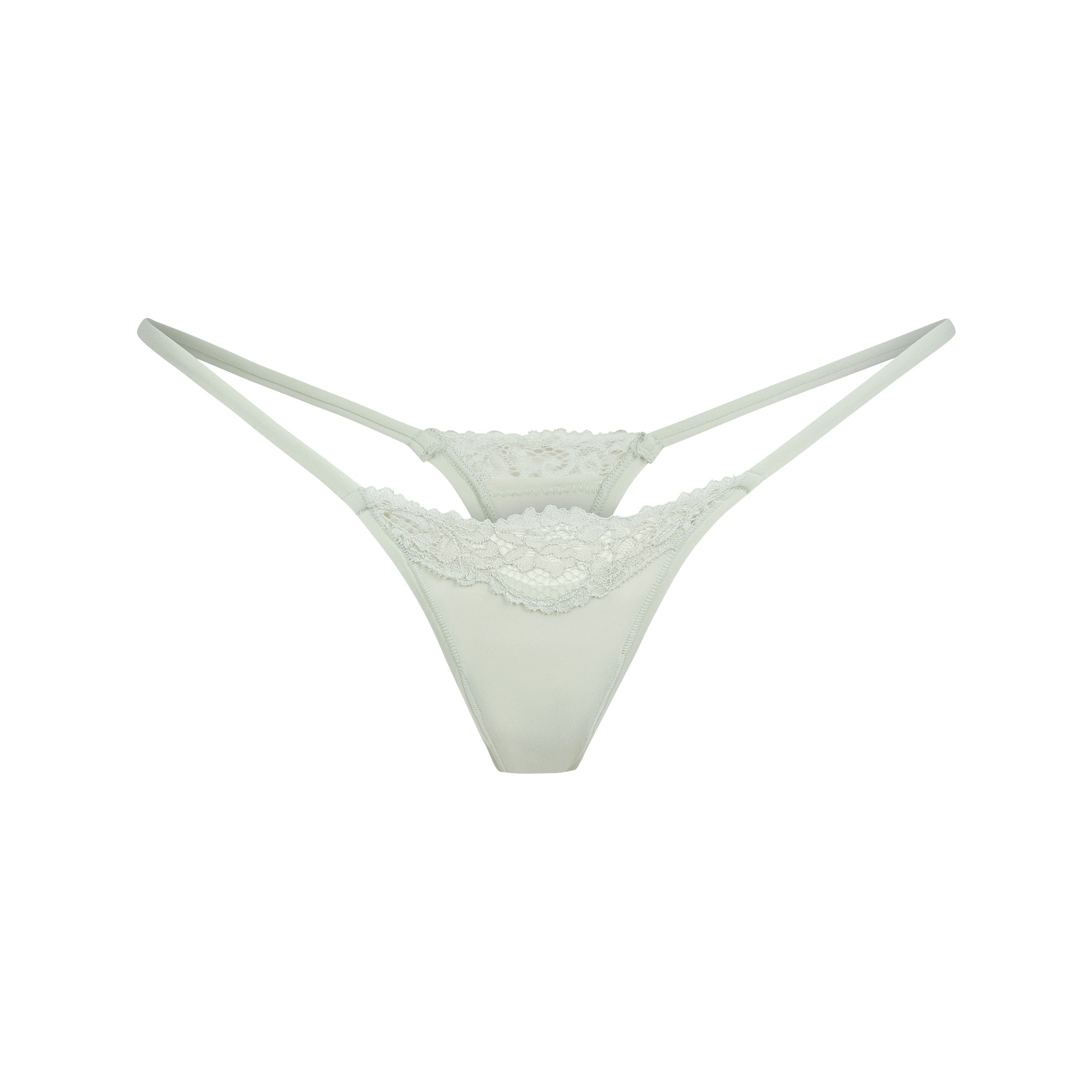 FITS EVERYBODY LACE STRING THONG | SPEARMINT - Image 5