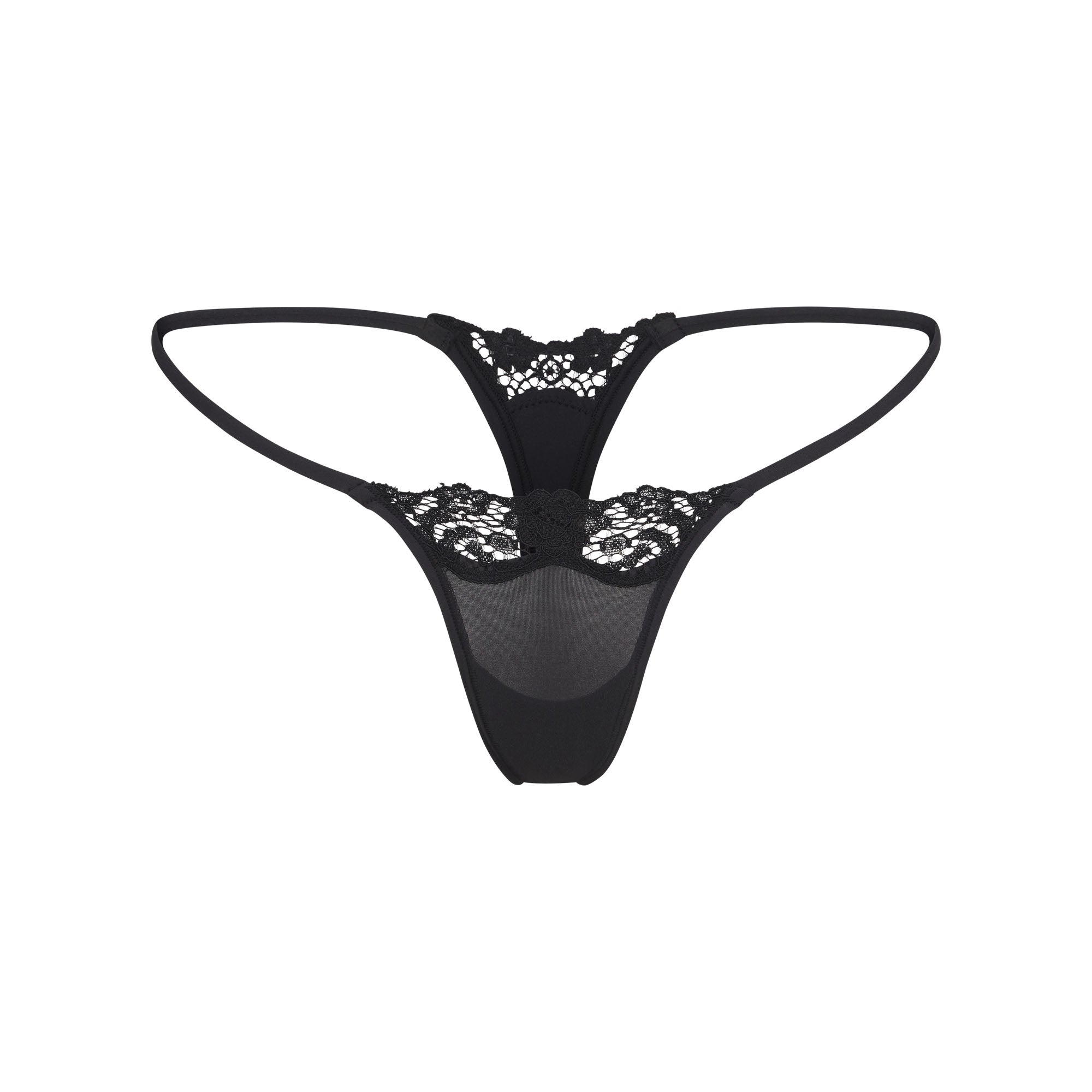 FITS EVERYBODY LACE STRING THONG | ONYX - Image 6