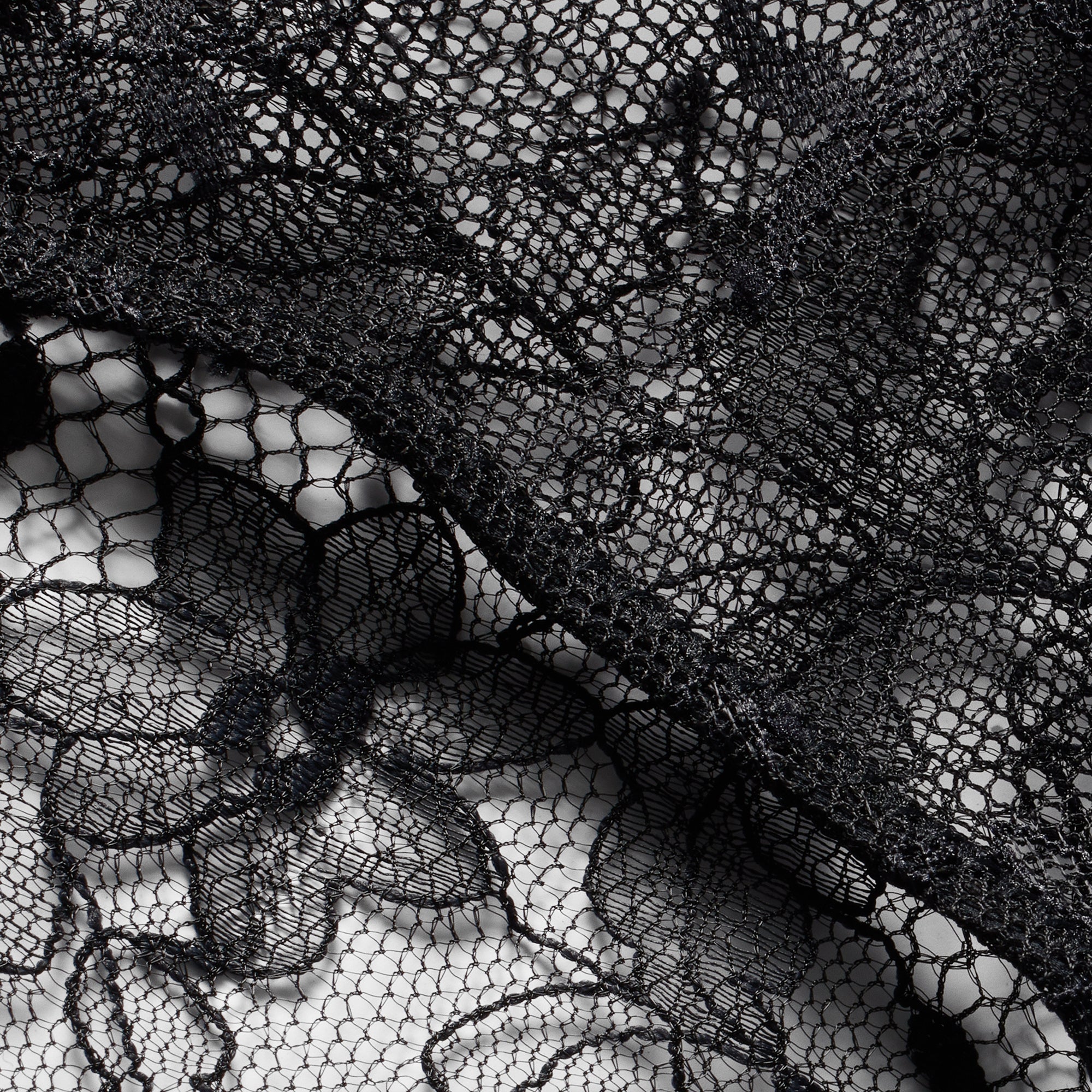 ULTRA FINE LACE CROTCHLESS TANGA | ONYX - Image 5