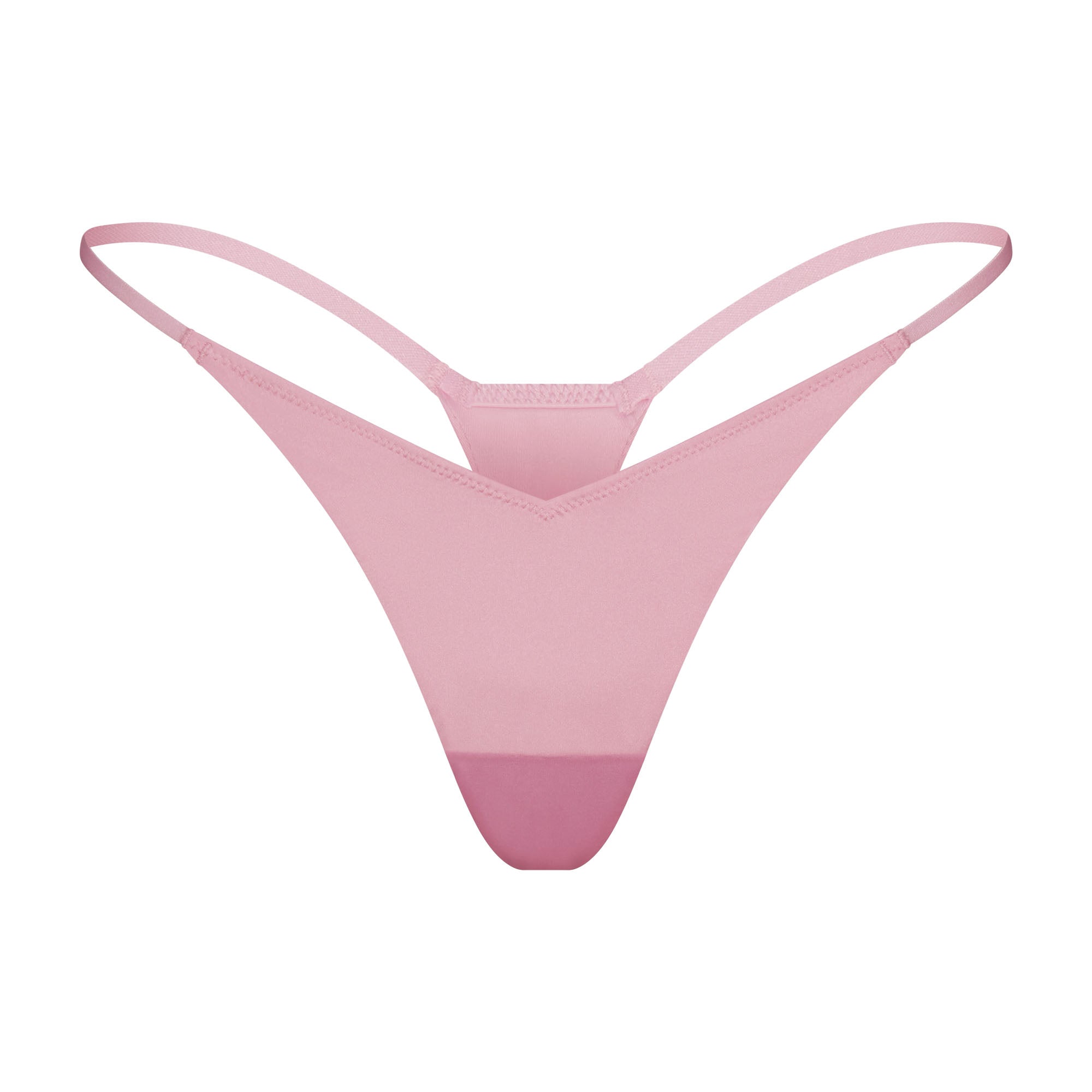 SHINE FOUNDATIONS DEEP V FRONT STRING THONG | CHERRY BLOSSOM - Image 5