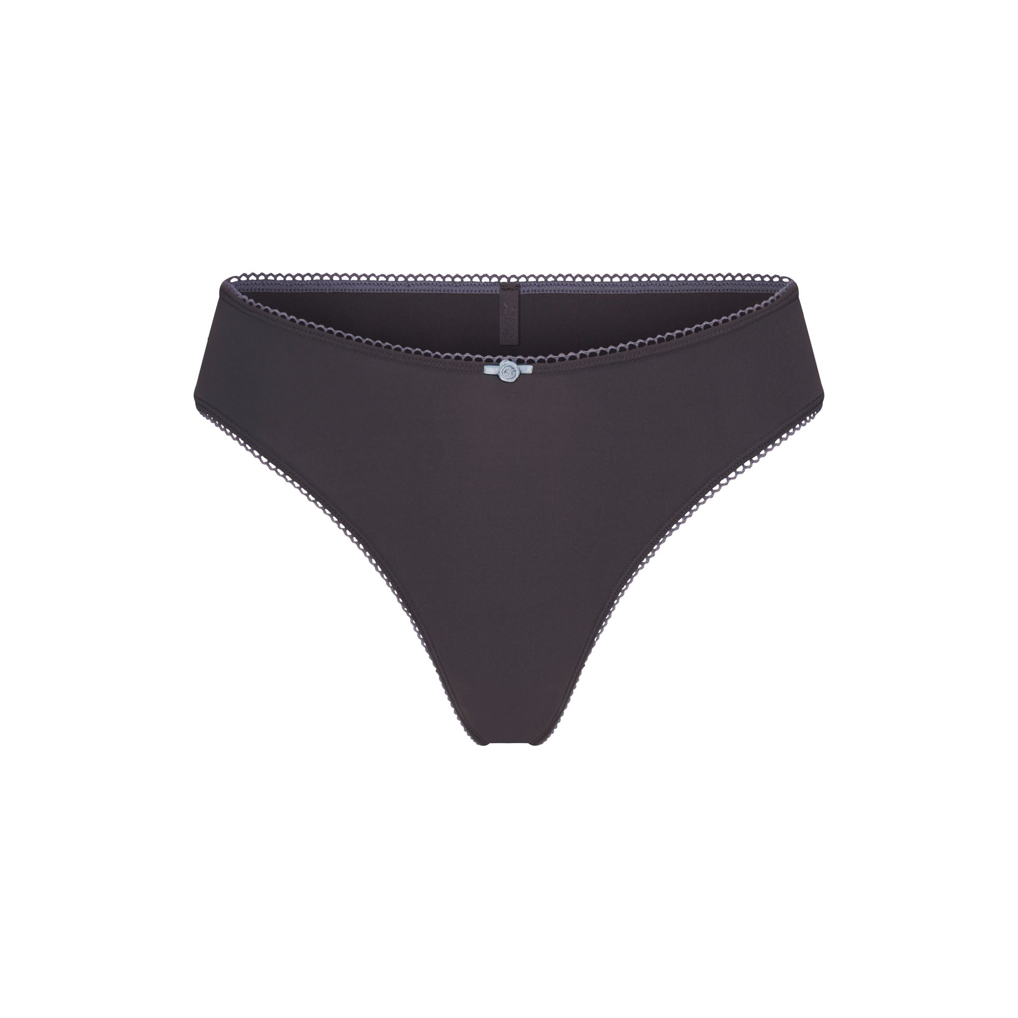 FITS EVERYBODY PICOT THONG | ASH CONTRAST - Image 5