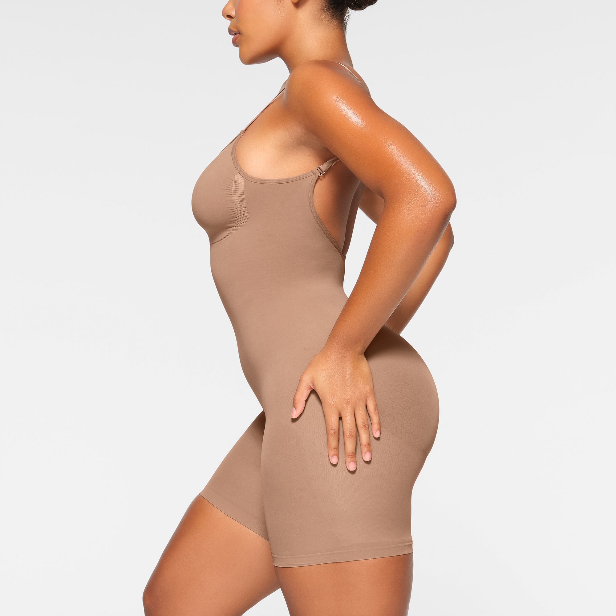 SEAMLESS SCULPT LOW BACK MID THIGH BODYSUIT | SIENNA - Image 3