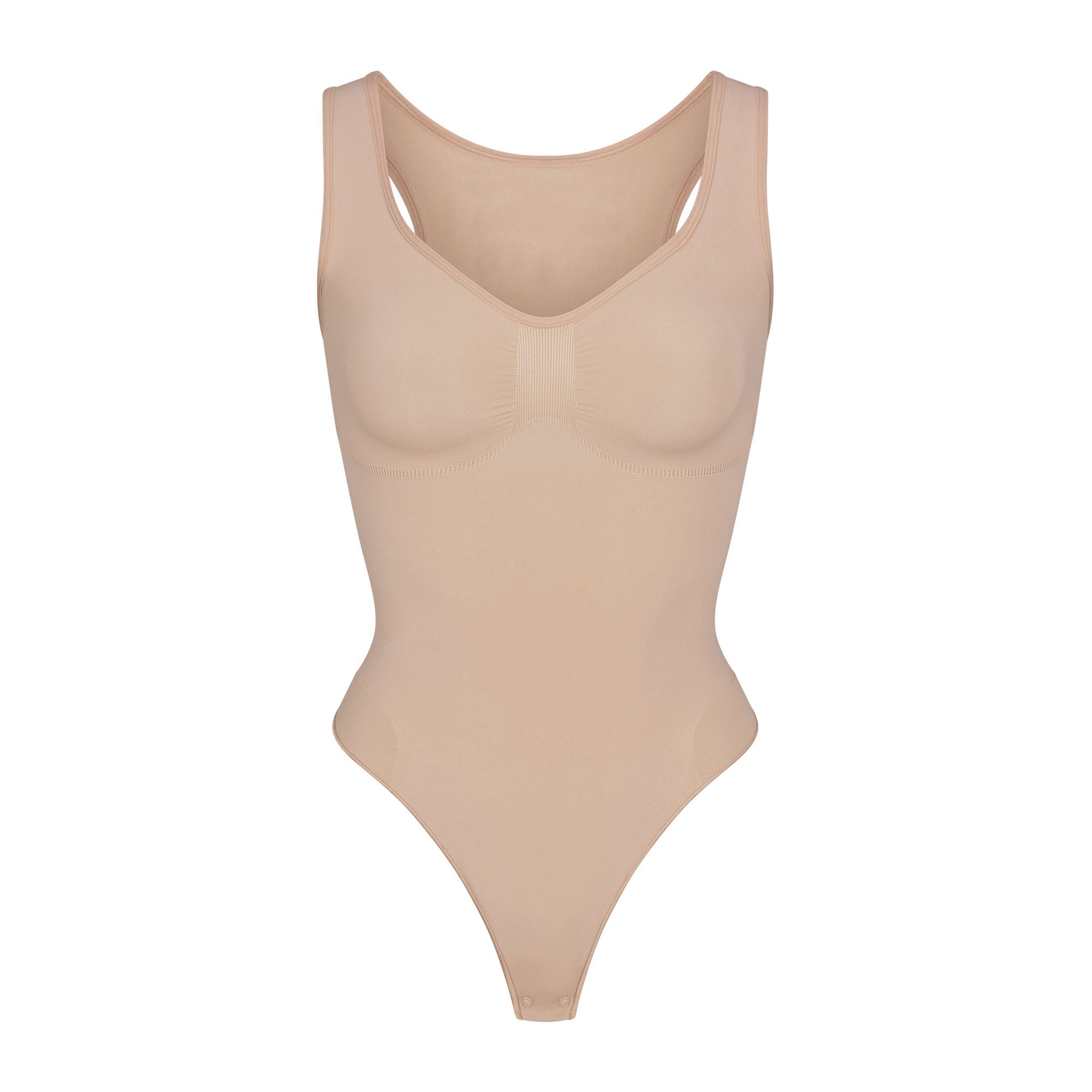 SEAMLESS SCULPT SCOOP NECK THONG BODYSUIT | MICA - Image 6