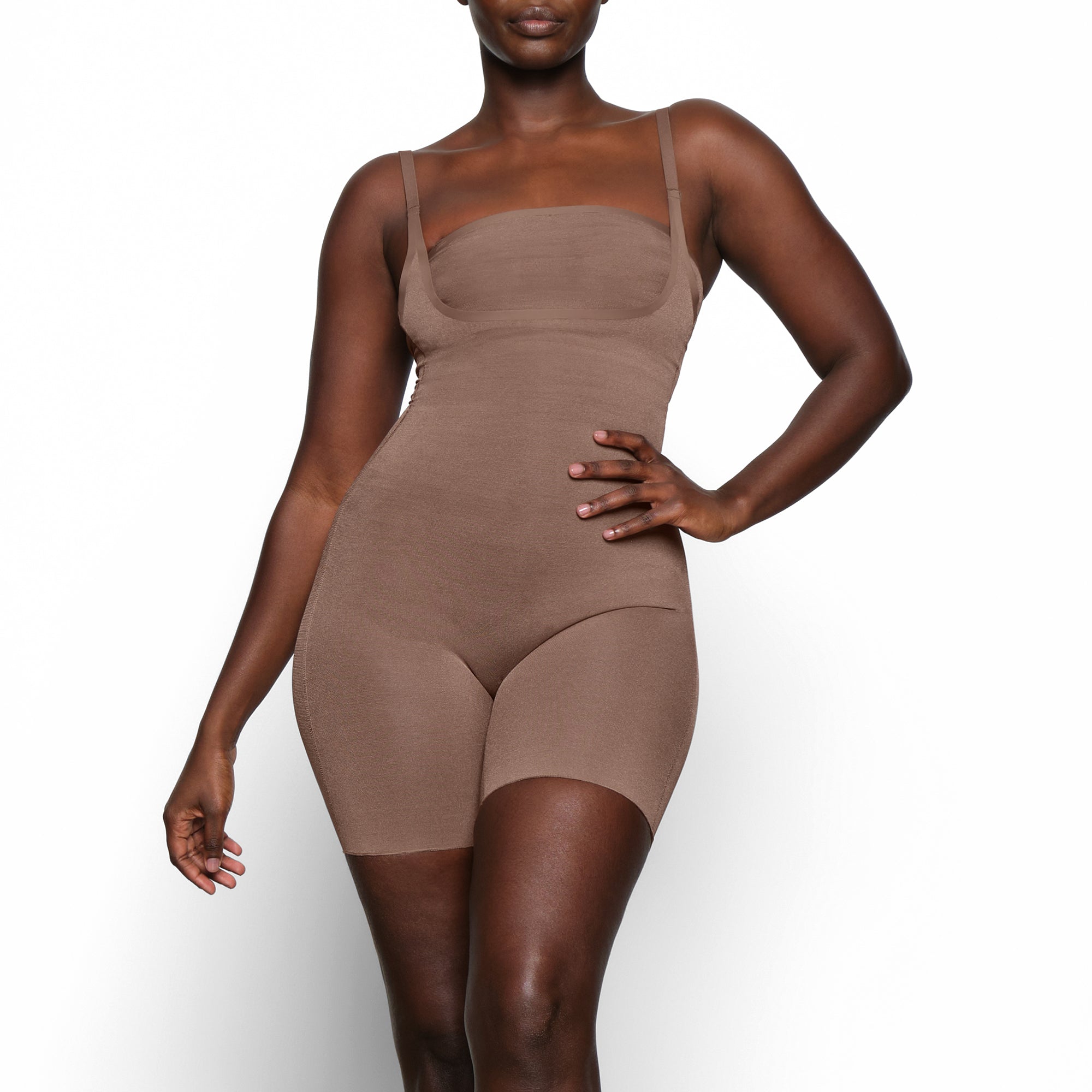 SHEER SCULPT OPEN BUST BODYSUIT | JASPER