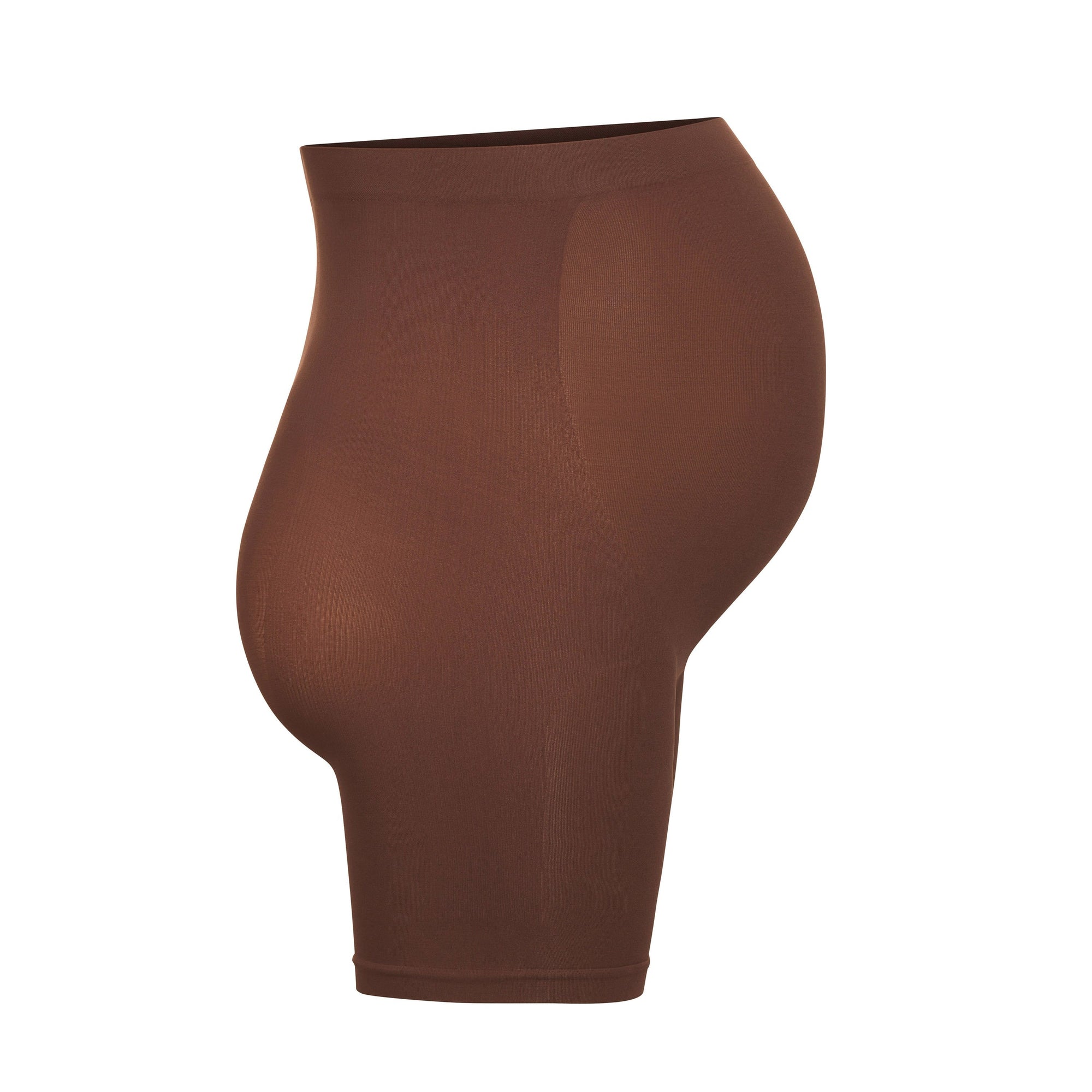 MATERNITY SCULPTING SHORT MID THIGH | COCOA - Image 4