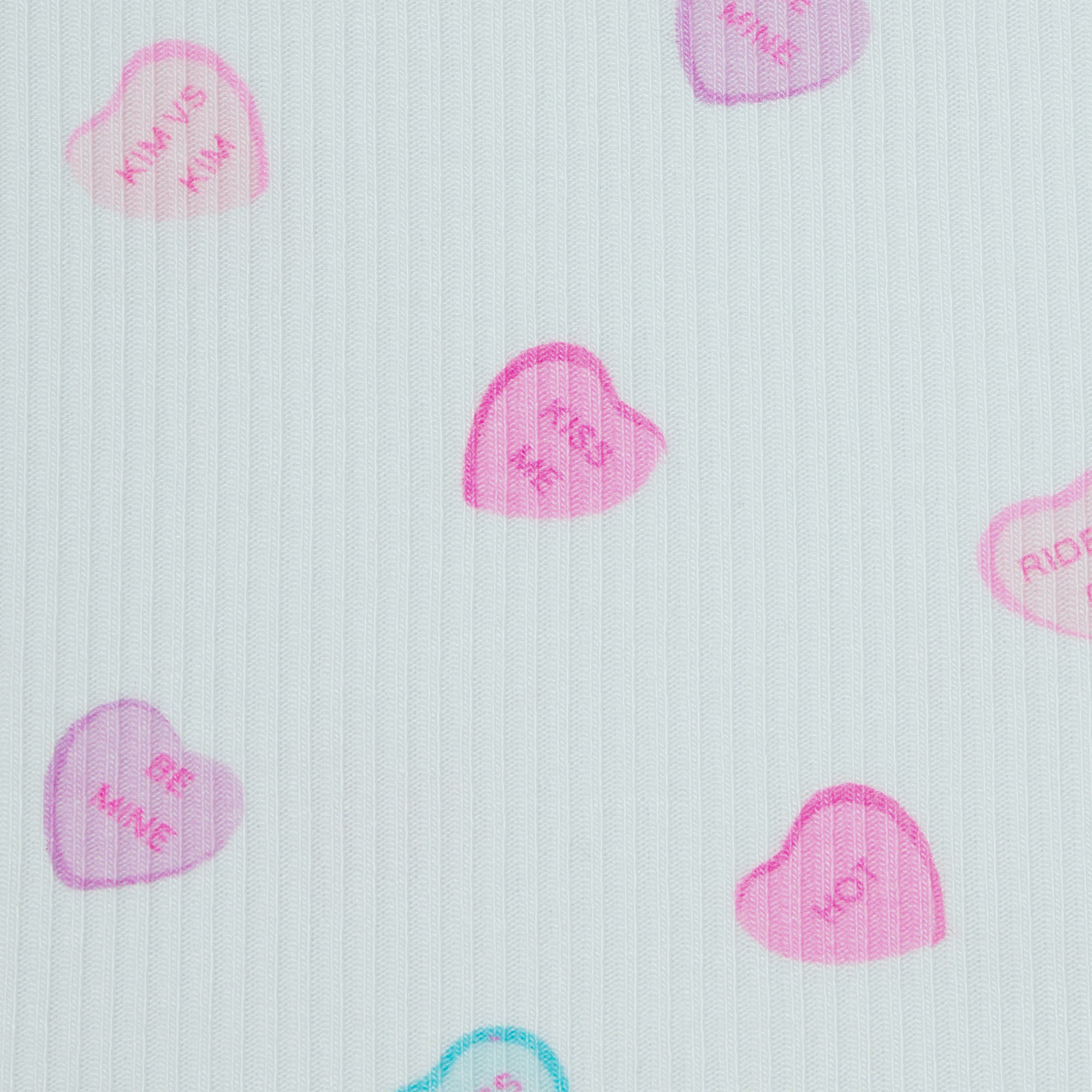 SOFT LOUNGE ZIP UP HOODIE | CLOUD CANDY HEART PRINT - Image 5