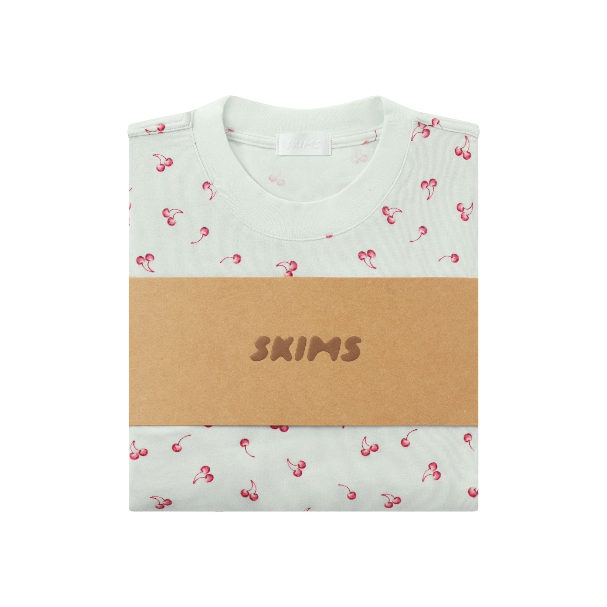 BOYFRIEND LONG SLEEVE T-SHIRT AND BOXER SET | CLOUD CHERRY PRINT - Image 9