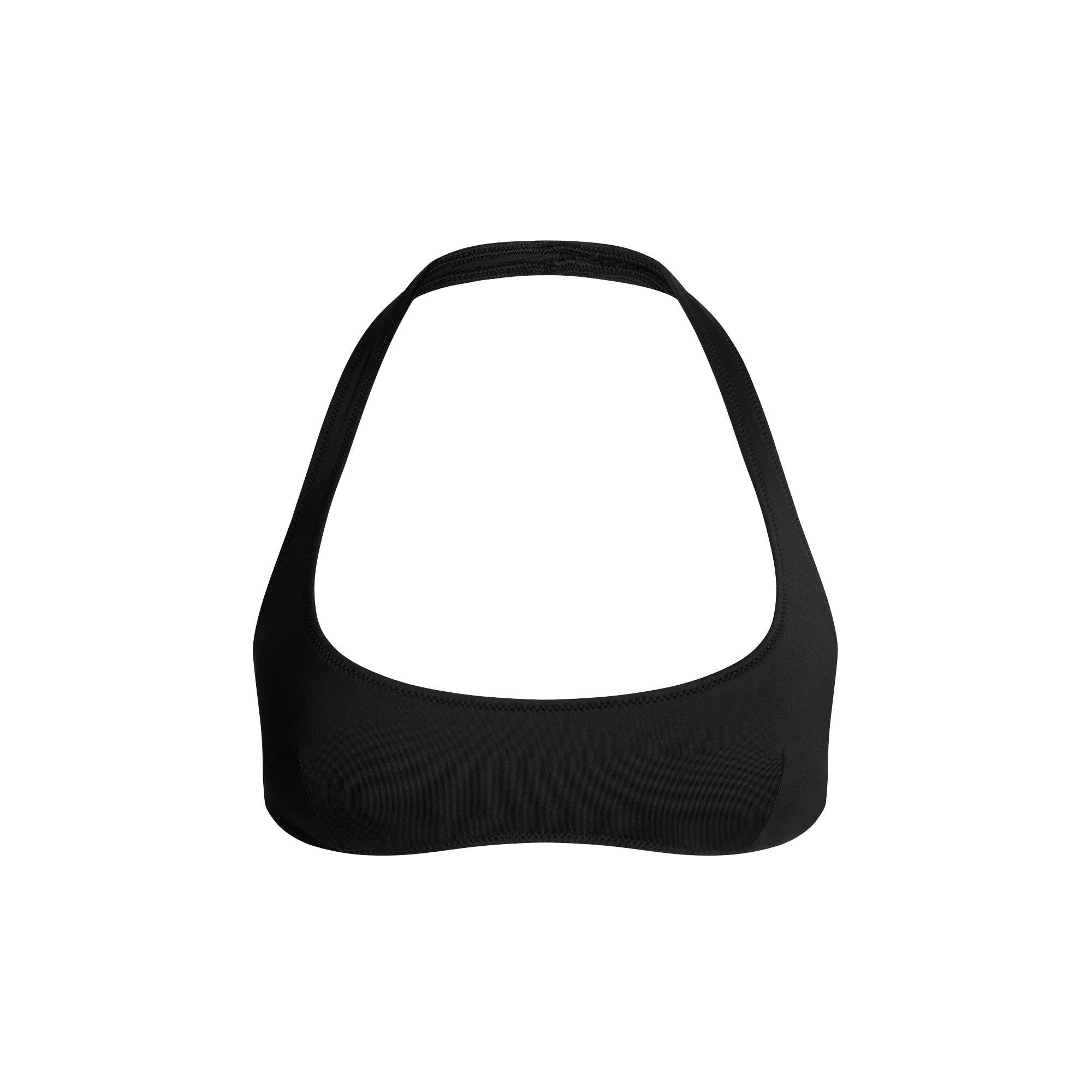 SIGNATURE SWIM HALTER SCOOP BIKINI TOP | ONYX - Image 5