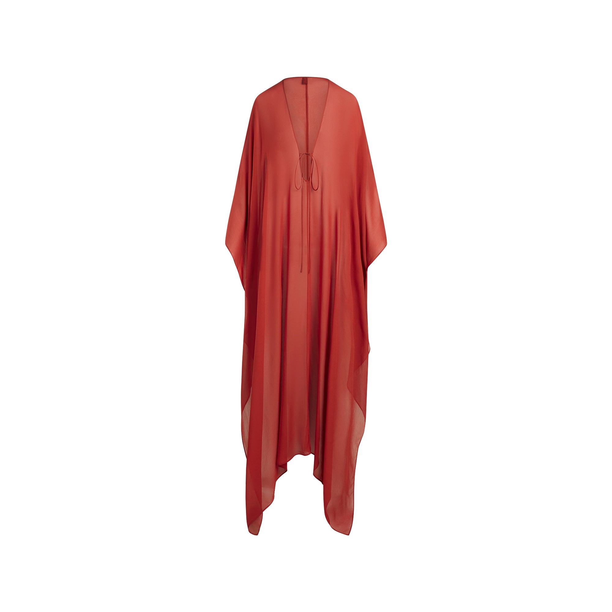 SHEER COVER-UPS LONG KAFTAN | AUBURN - Image 6